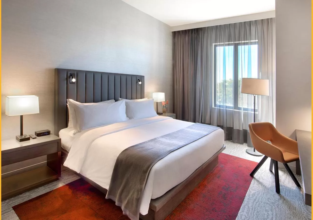 Bed in THesis Hotel Miami Coral Gables, Curio Collection by Hilton