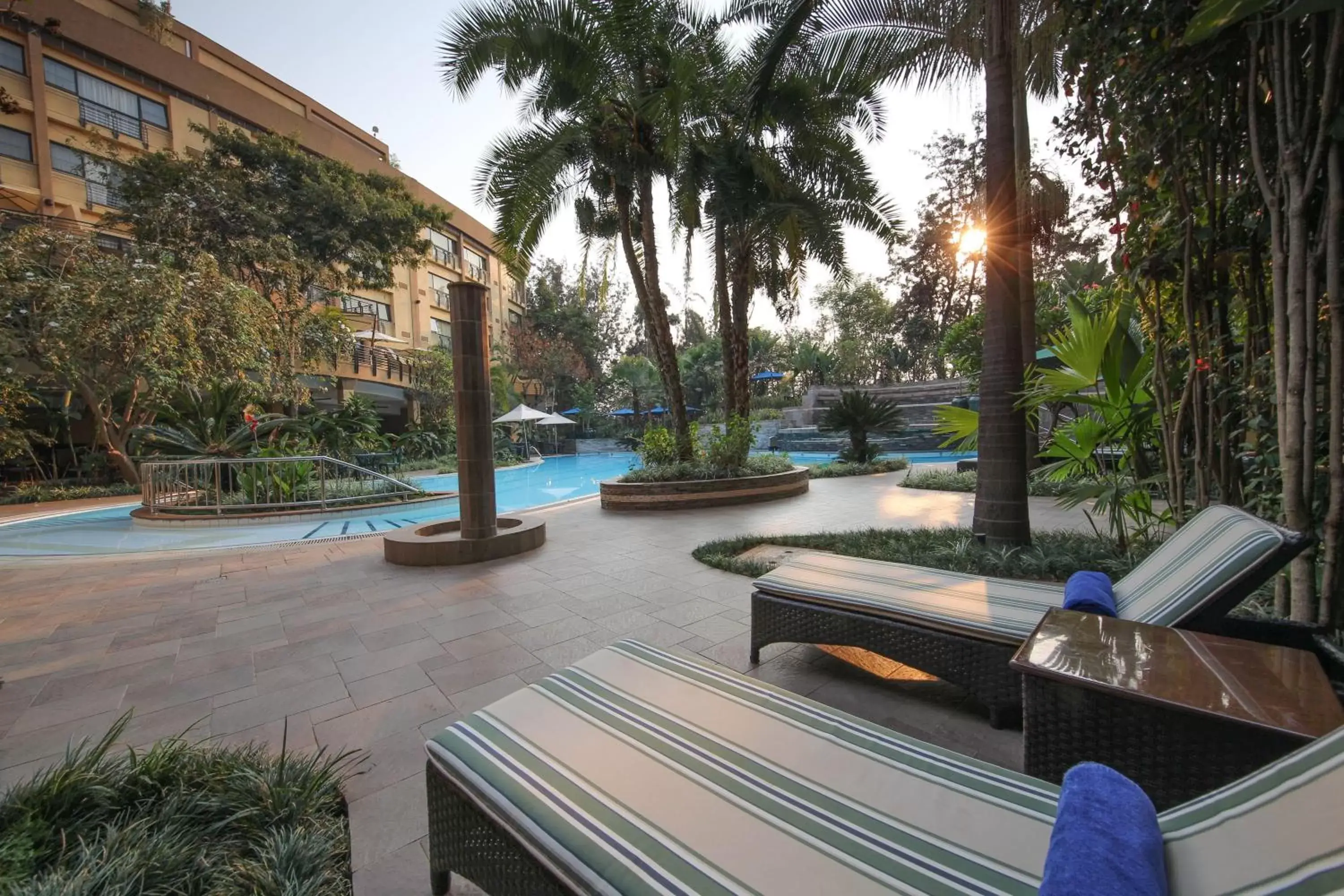 Swimming pool in Kigali Serena Hotel