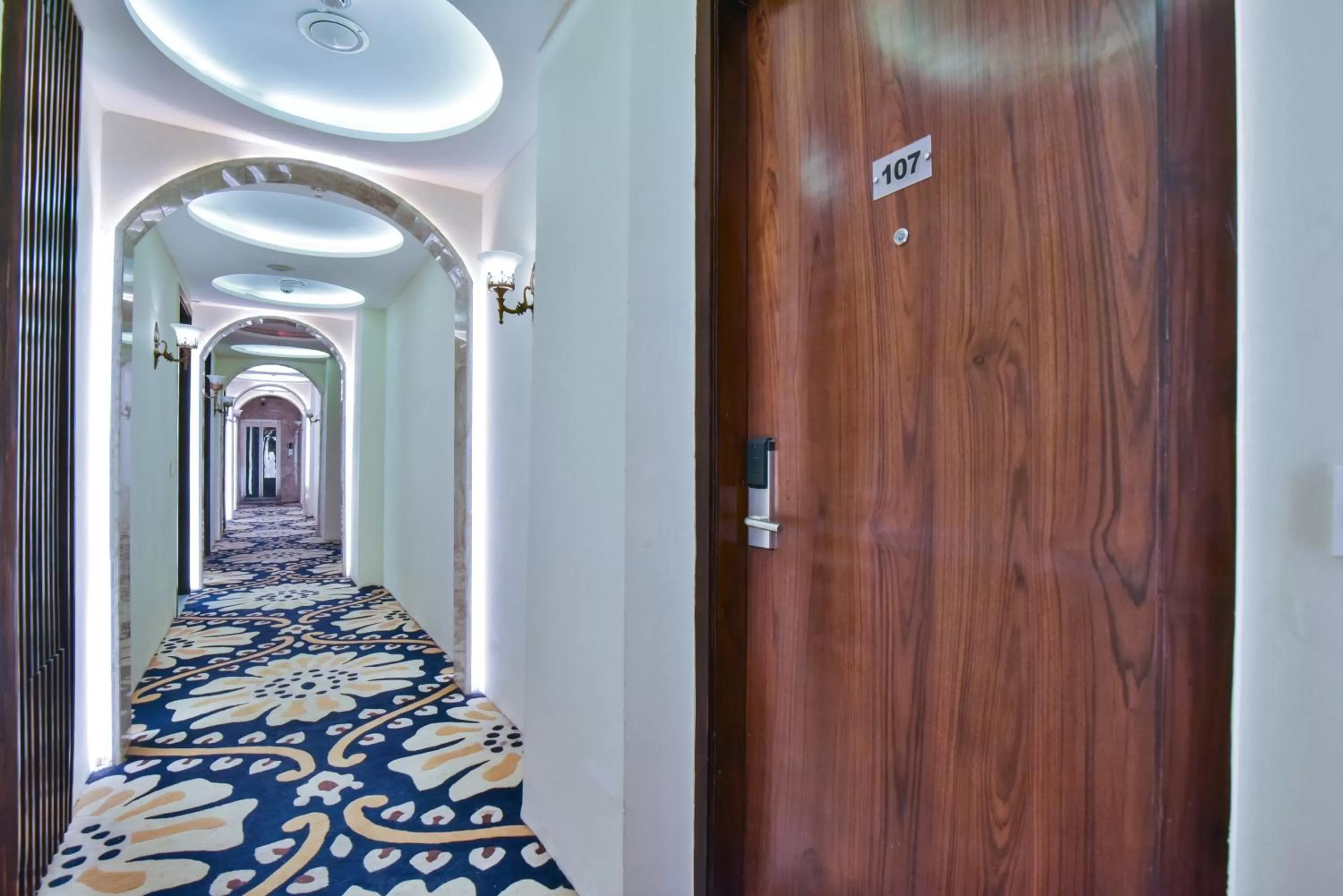 Decorative detail in Hotel BR Grand -Near Golden Temple