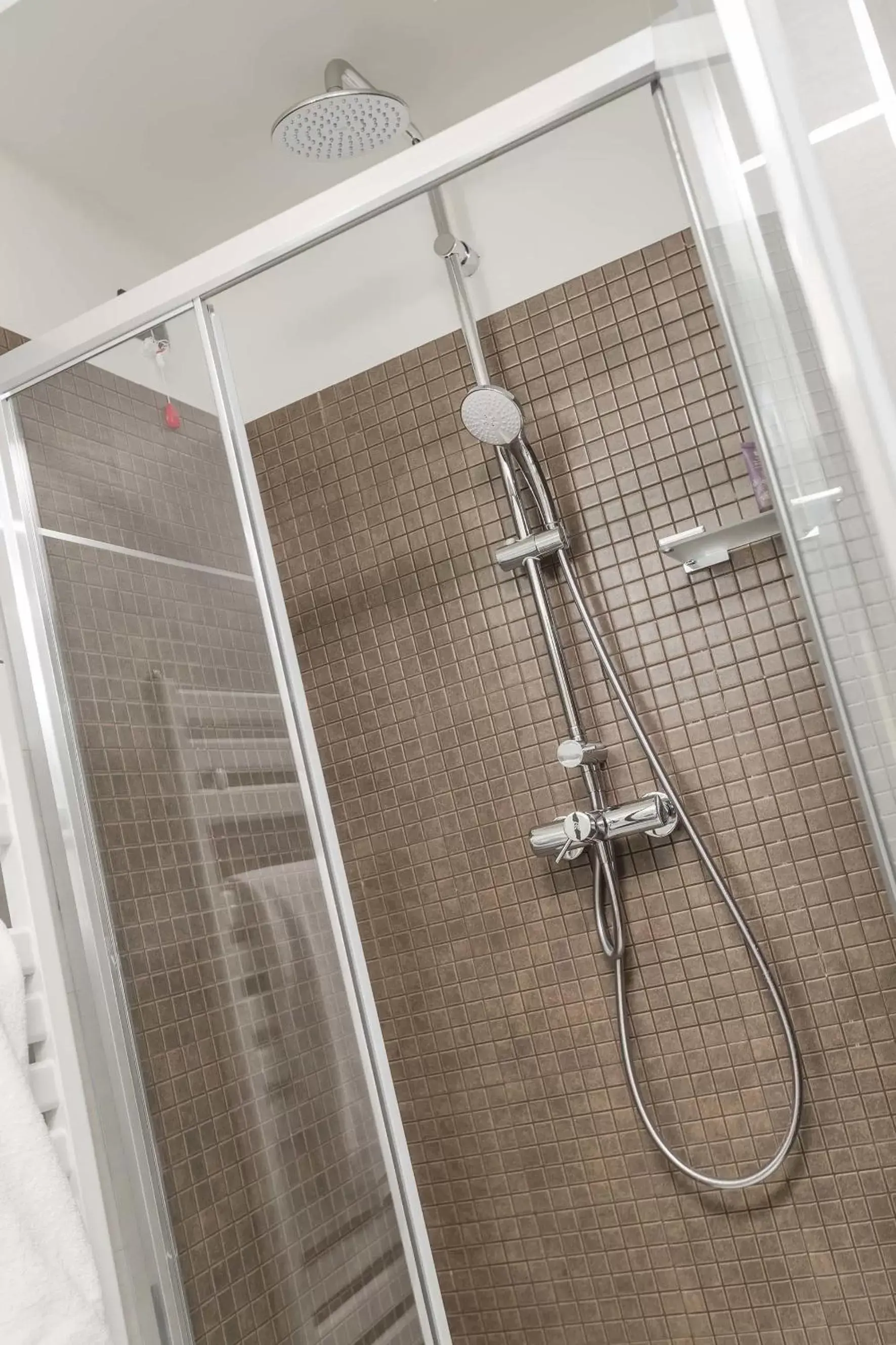 Shower, Bathroom in Ferrari Hotel