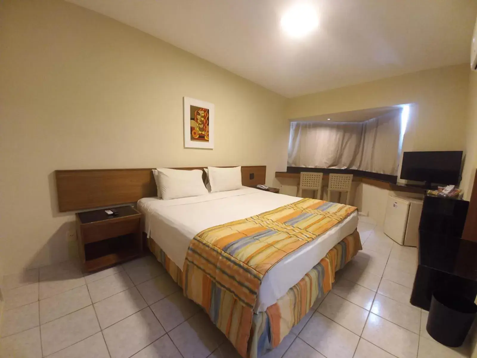 Bedroom, Bed in Euro Suite Recife Boa Viagem