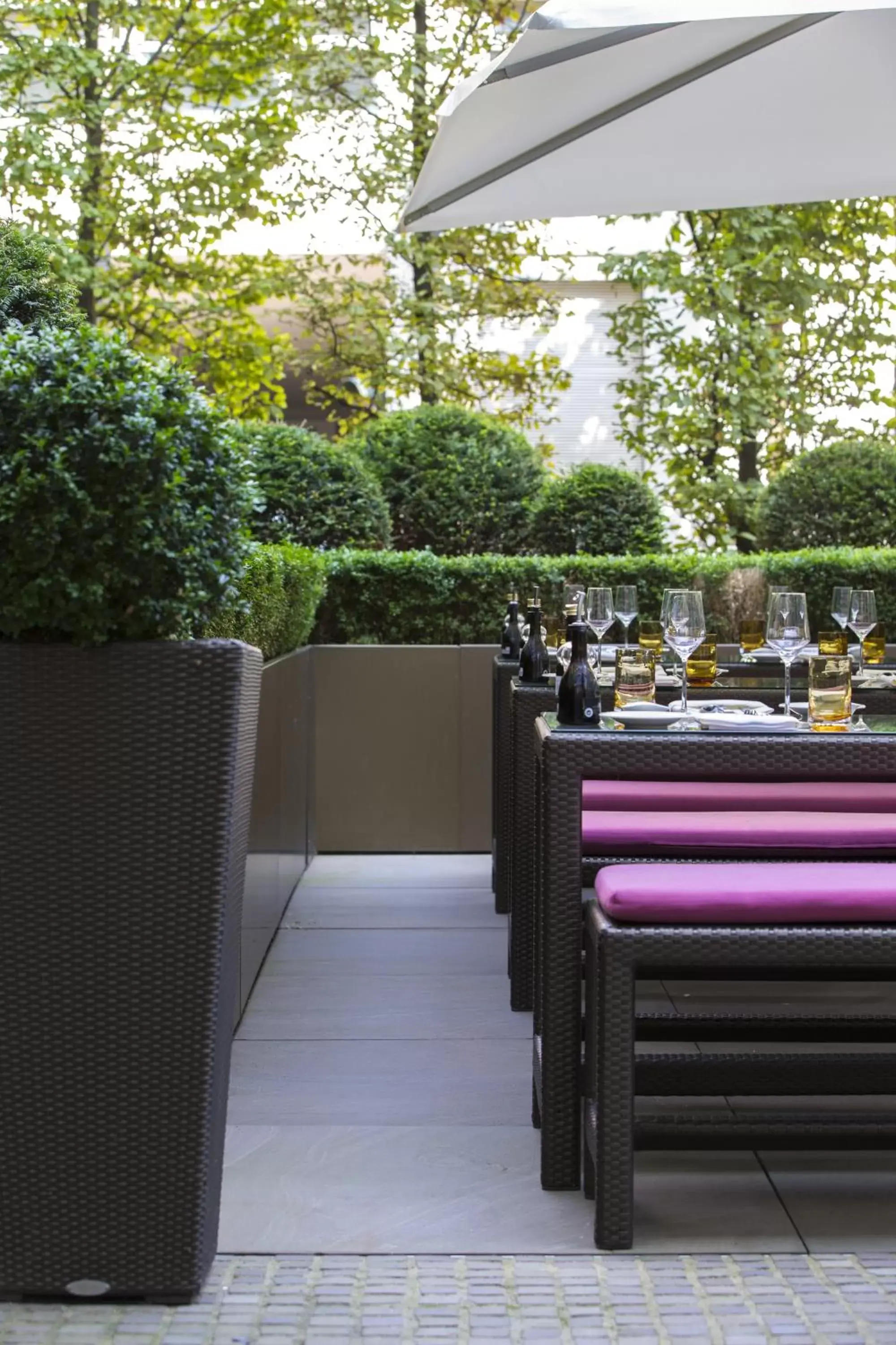 Balcony/Terrace in Radisson Blu Media Harbour Hotel, Düsseldorf