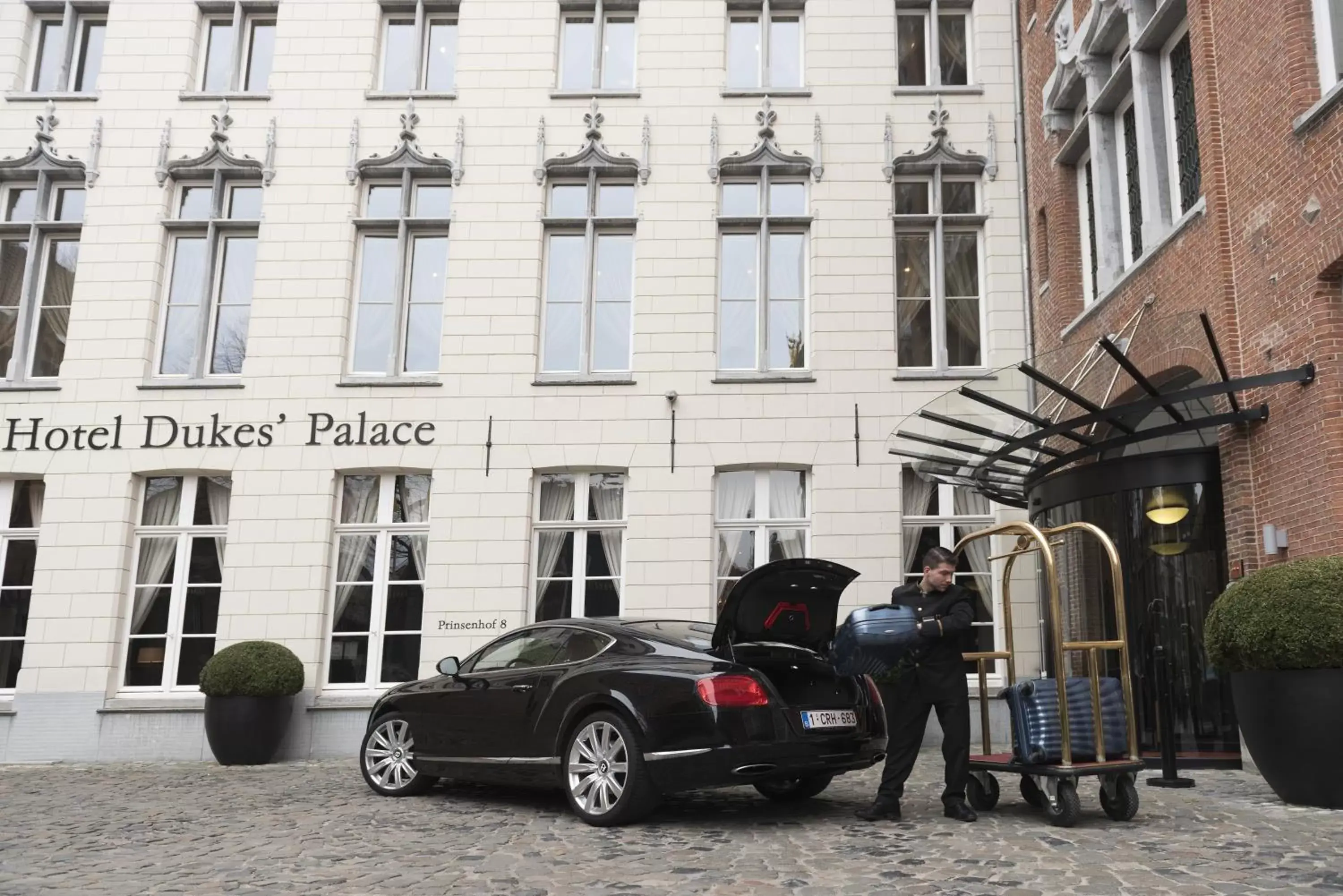 Facade/entrance, Property Building in Dukes' Palace Brugge