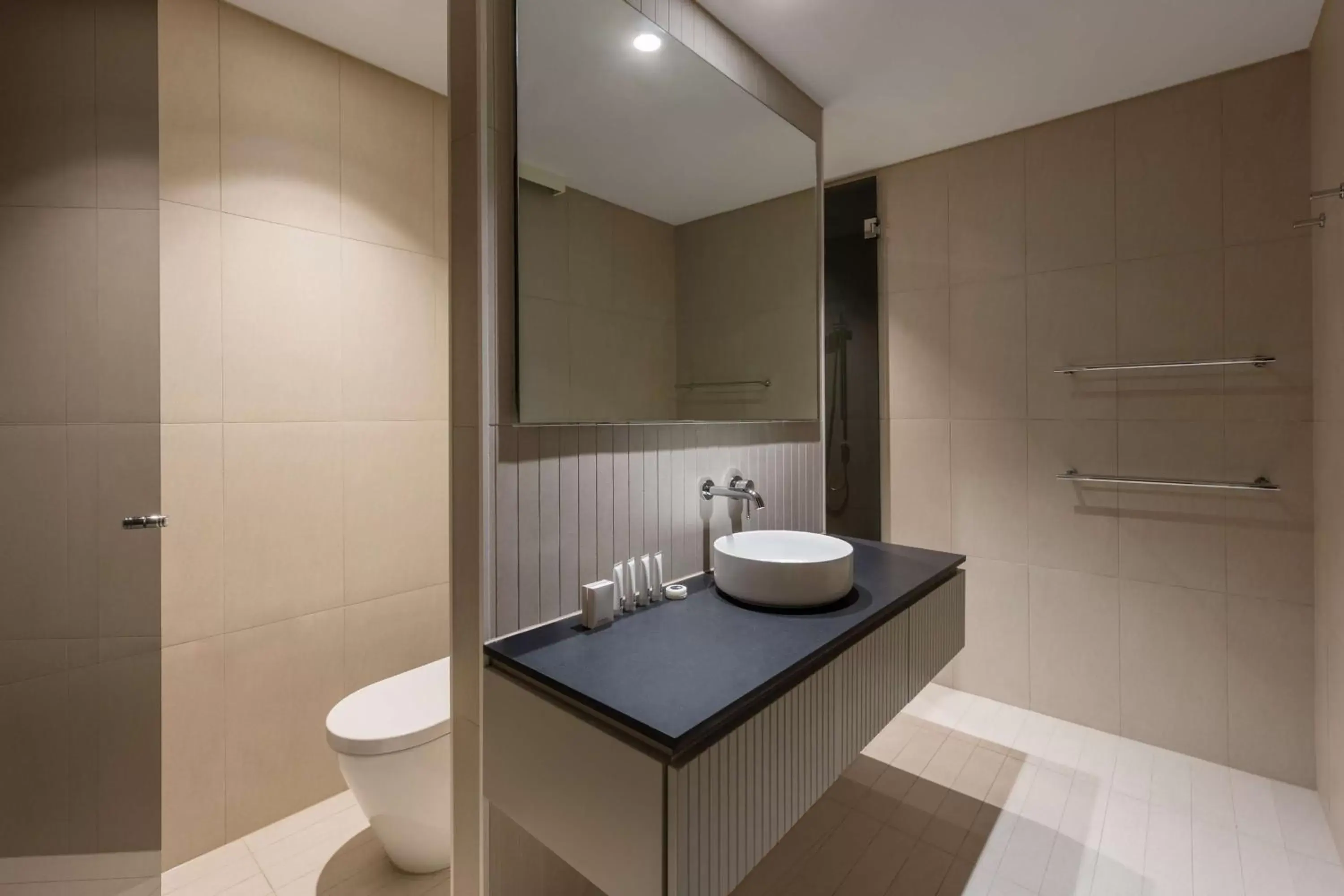 Toilet, Bathroom in Adina Apartment Hotel Melbourne Southbank