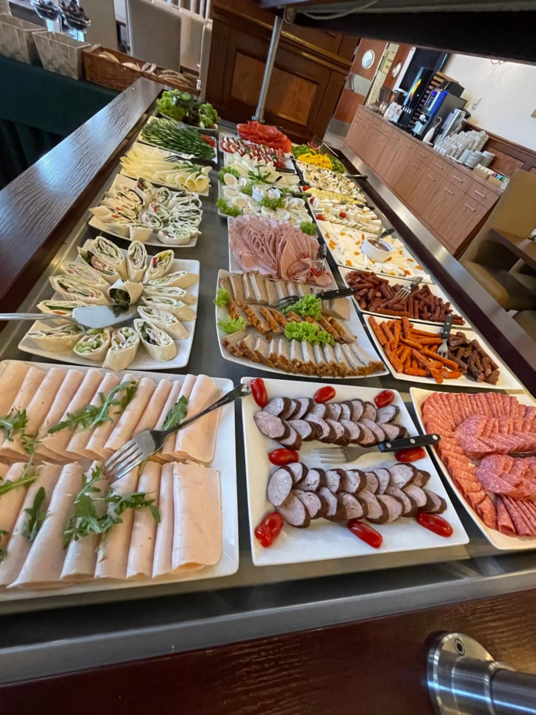 Buffet breakfast in Hotel Great Polonia Conrad Kraków