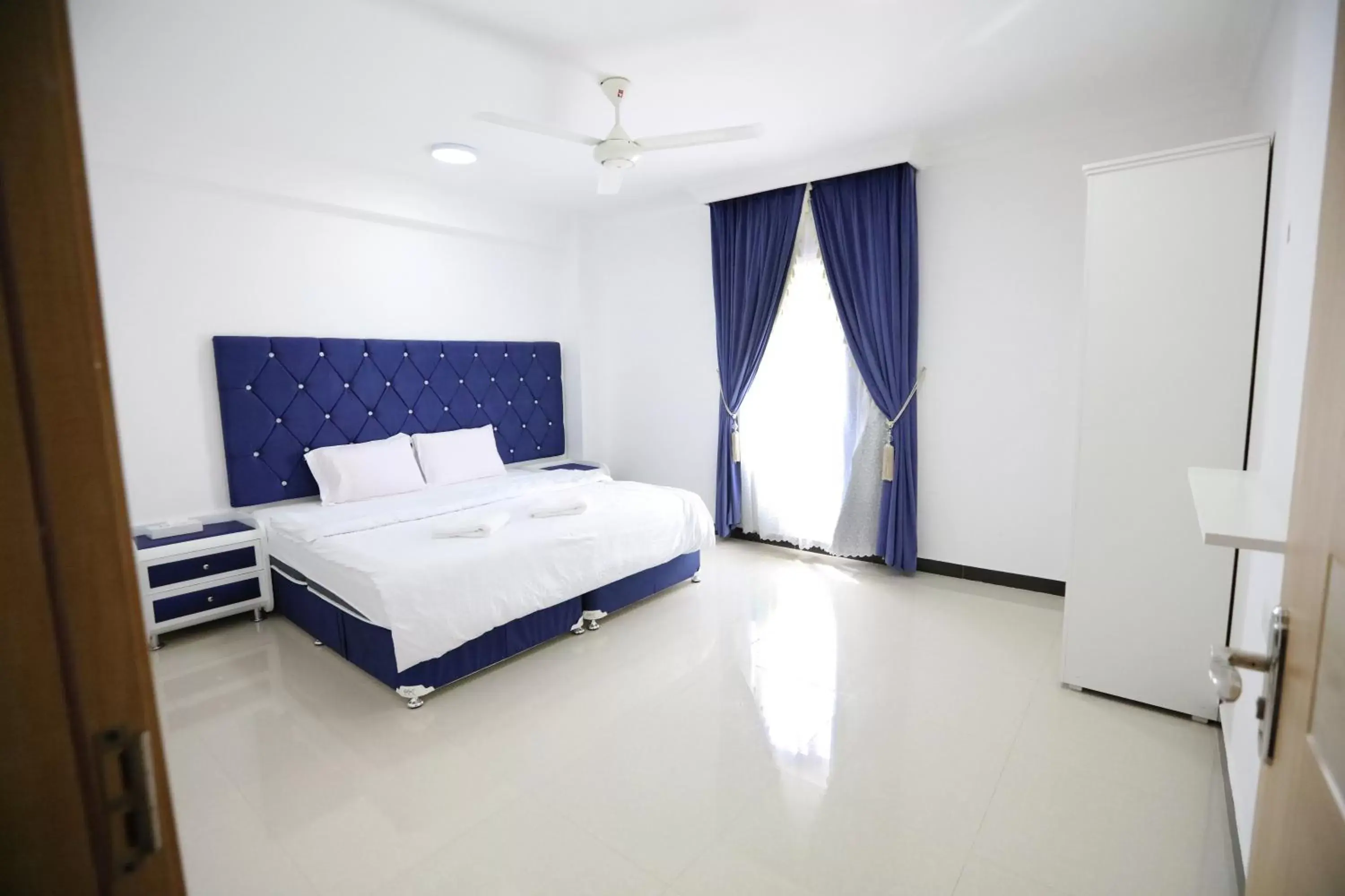 Bed in Al Rayyan Hotel Apartments Muscat