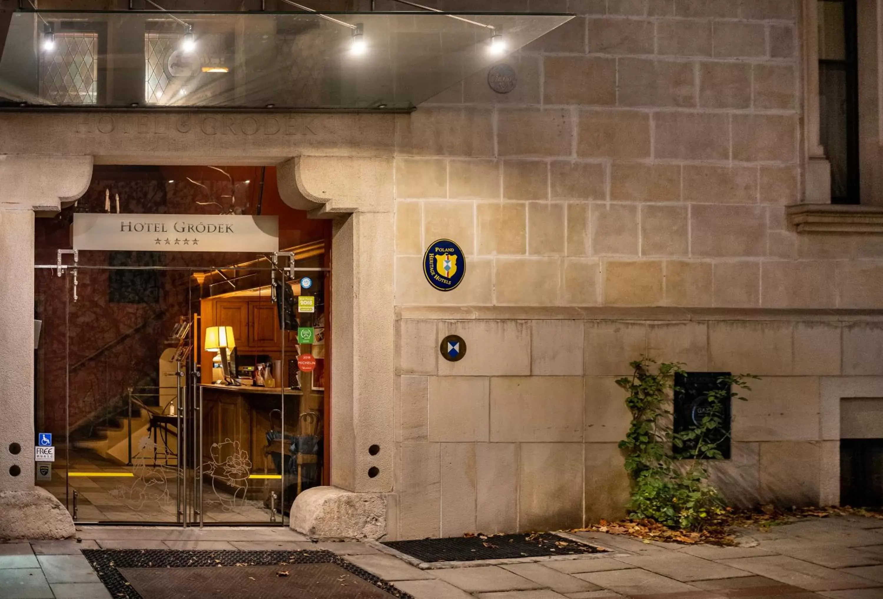 Property building in Hotel Gródek Property building in Hotel Gródek