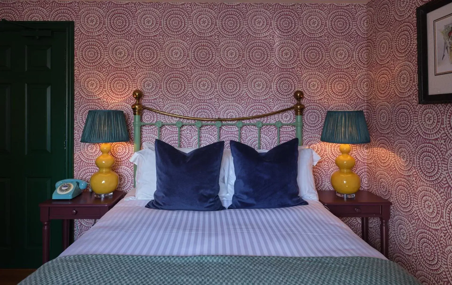 Bed in Old Bell Hotel