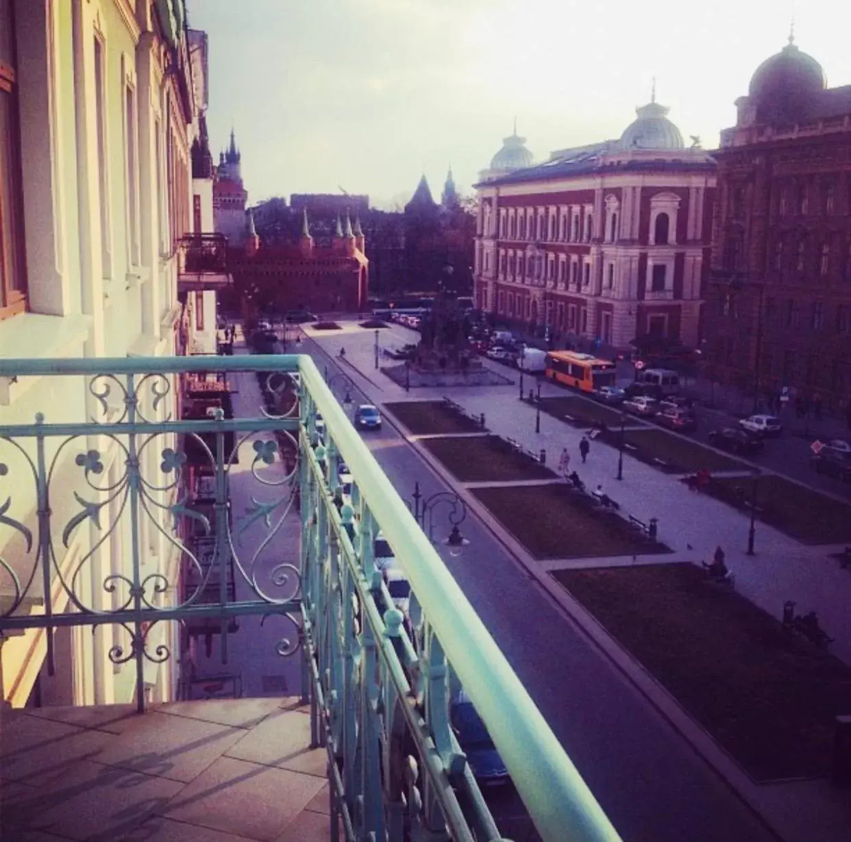 Balcony/Terrace in Matejko Hotel
