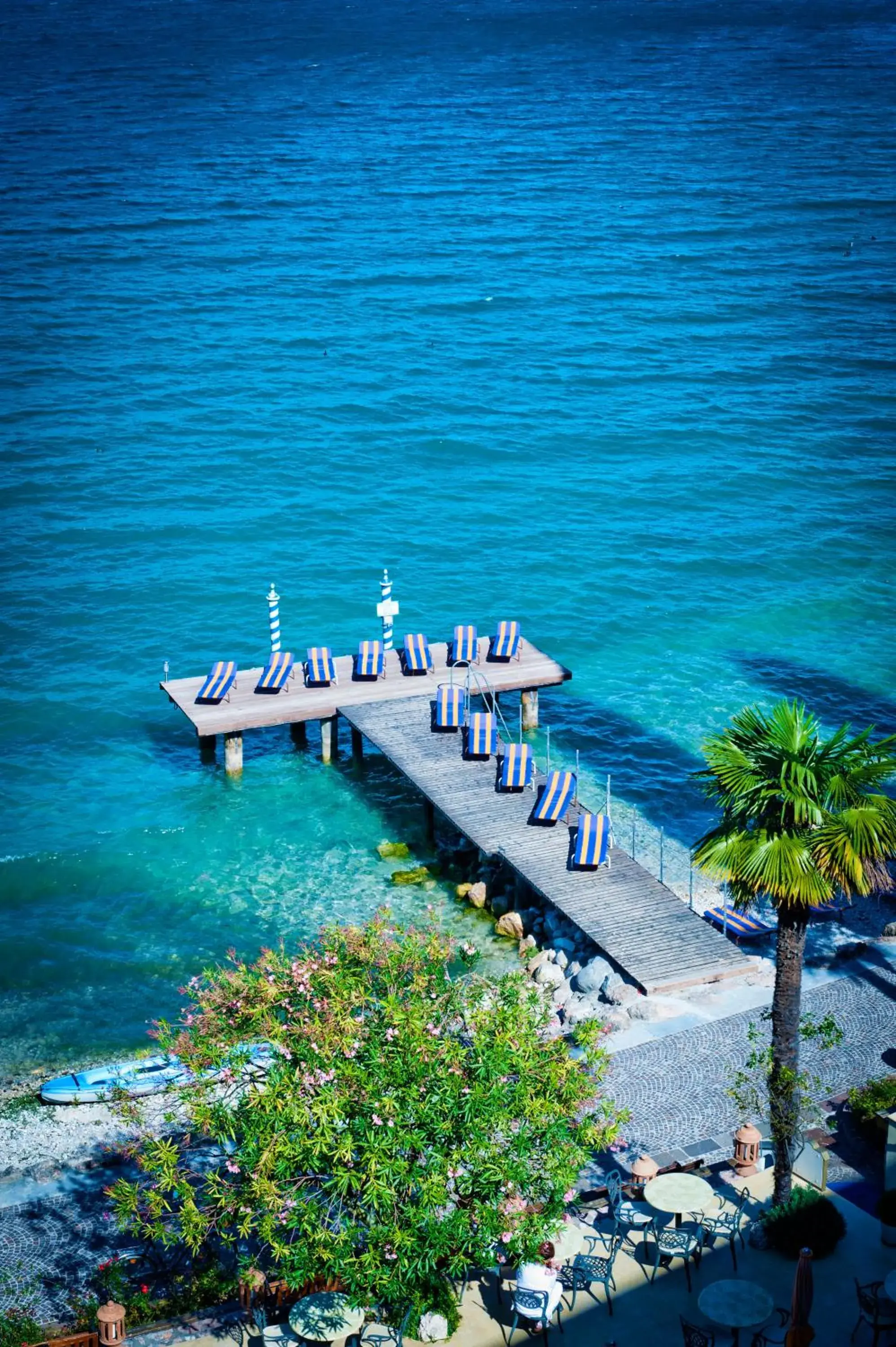 Bird's eye view in Beach Hotel Du Lac Malcesine