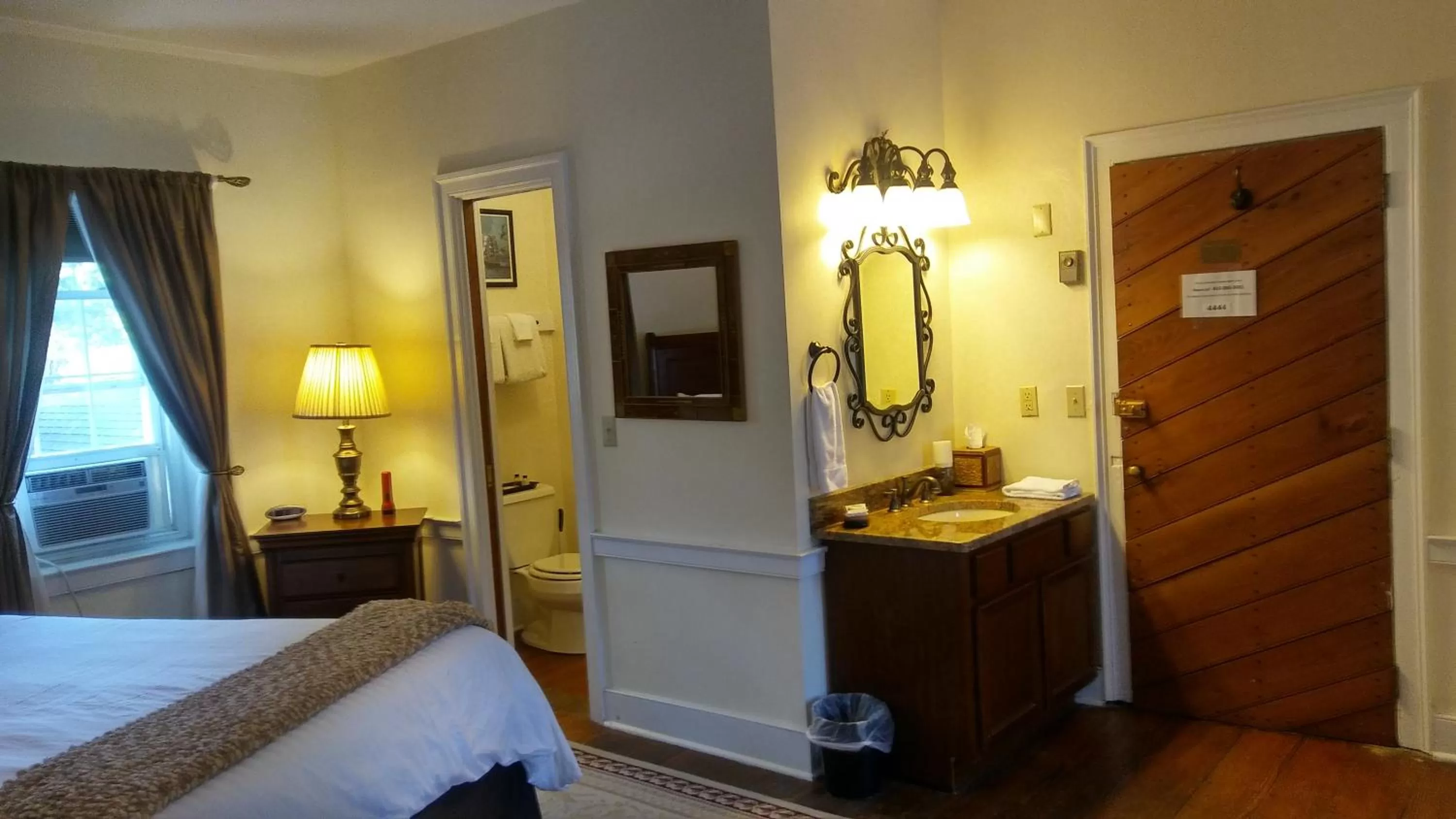 Decorative detail, TV/Entertainment Center in Old Brick Inn