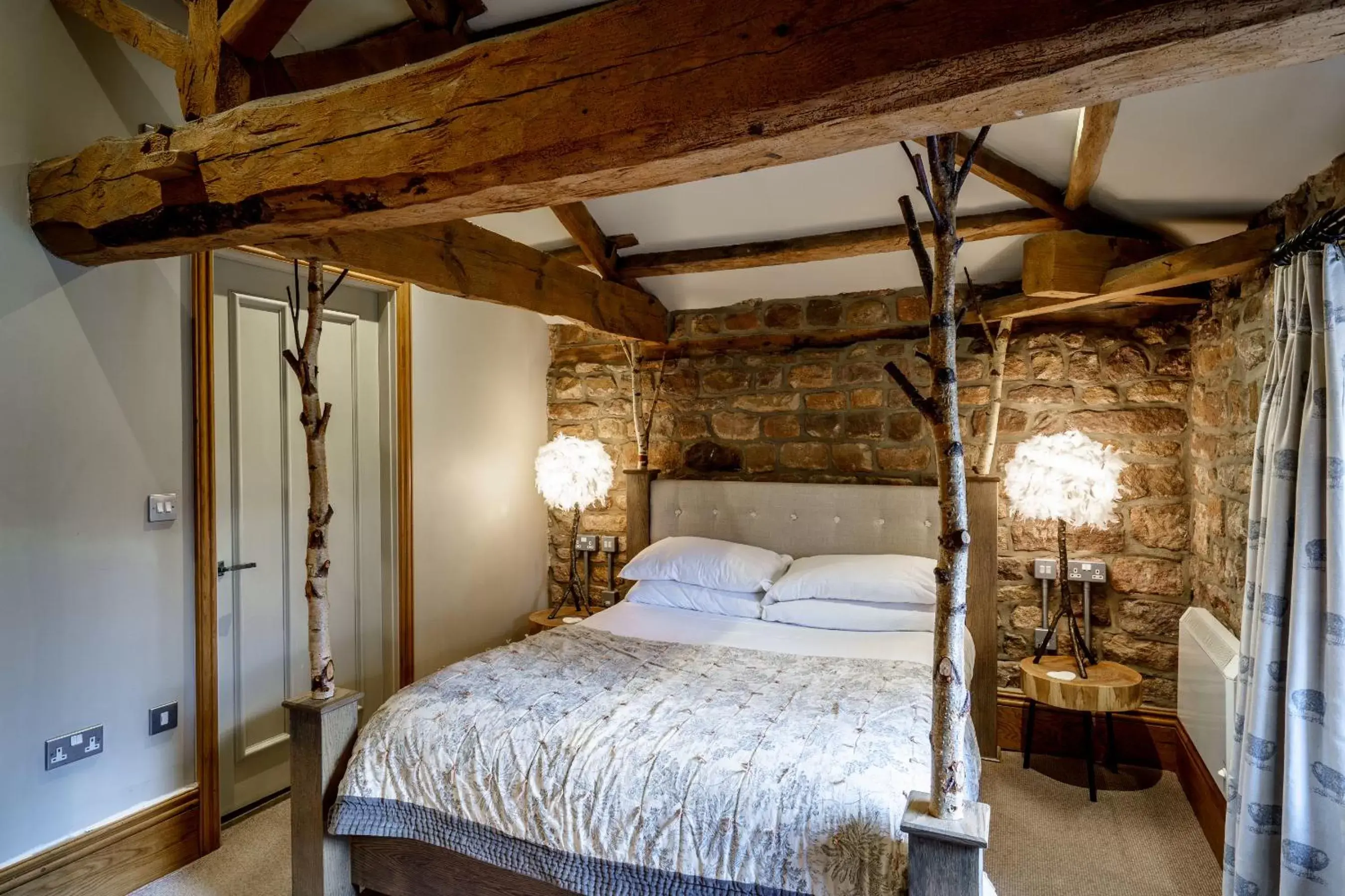 Bed in The Castle Inn