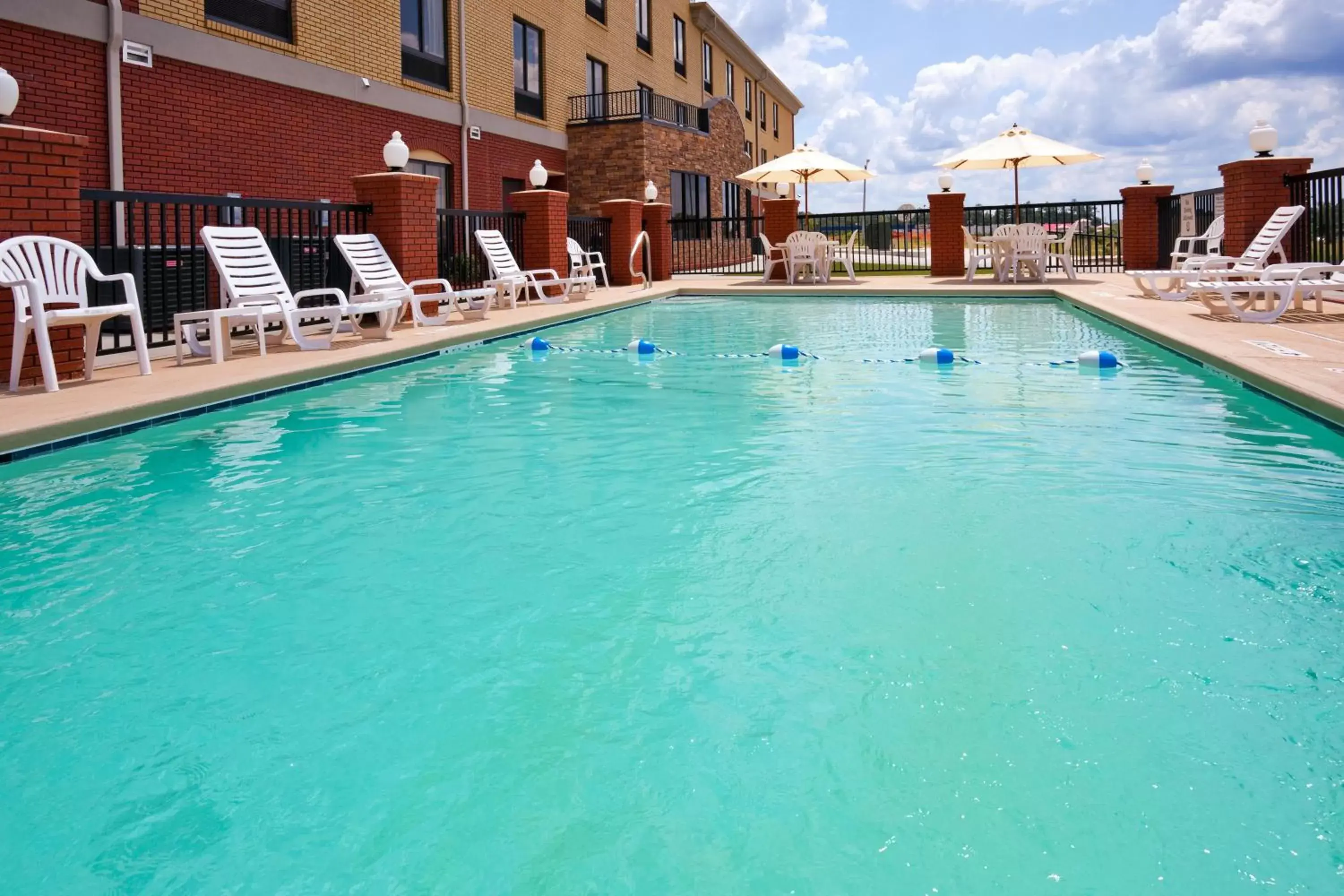 Swimming Pool in Holiday Inn Express Hotel & Suites Greenville, an IHG Hotel