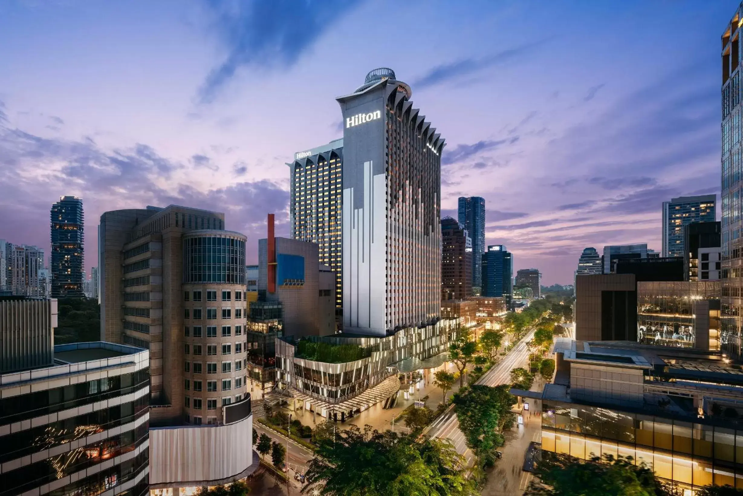 Property building in Hilton Singapore Orchard