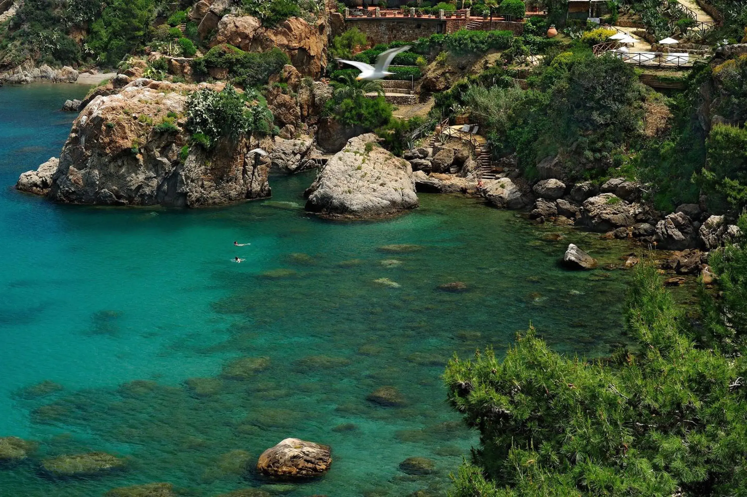 Natural landscape in Le Calette Garden & Bay