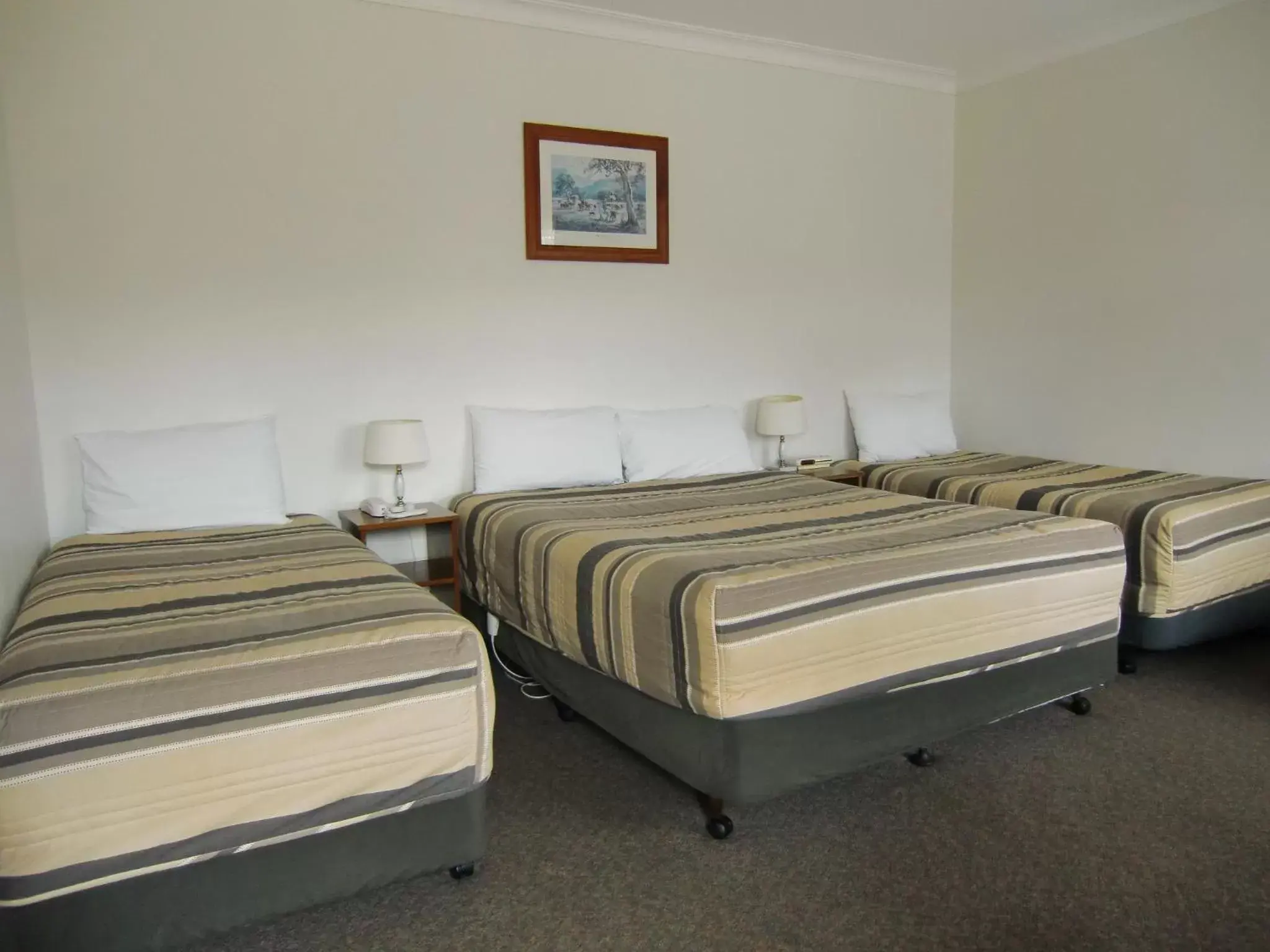 Bed in Castle Motel Bairnsdale