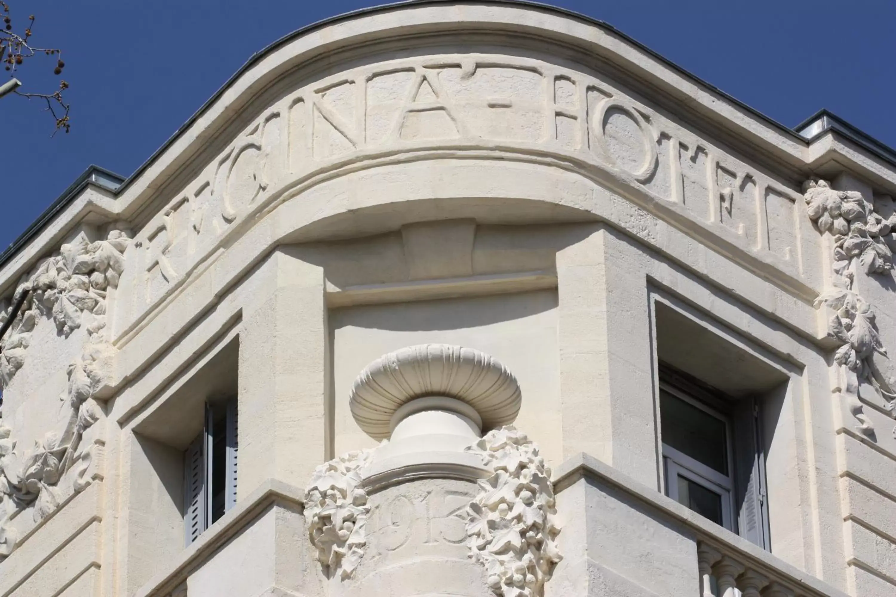 Decorative detail, Property Building in Régina Boutique Hotel