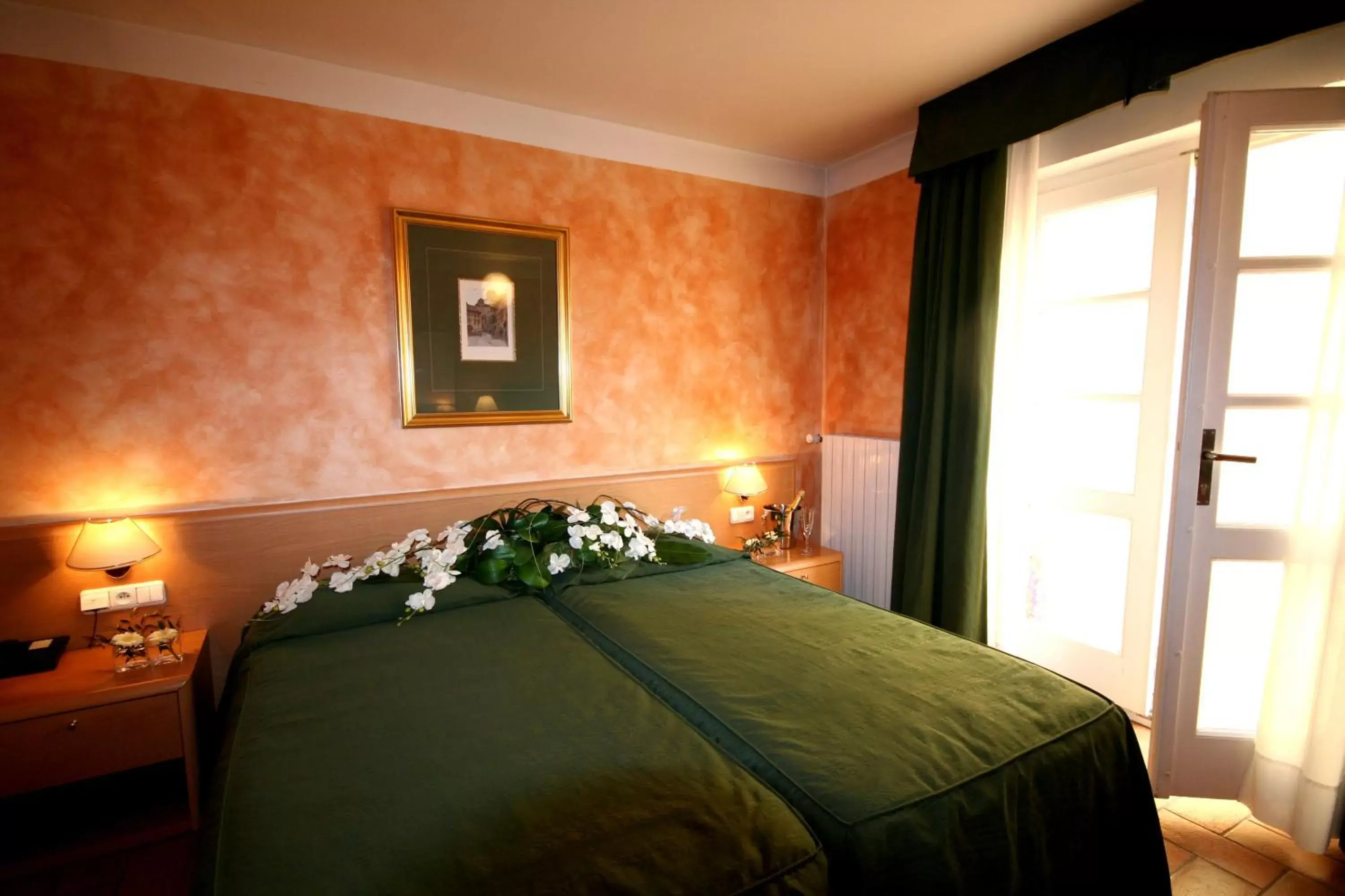 Bed in Hotel Roma Prague