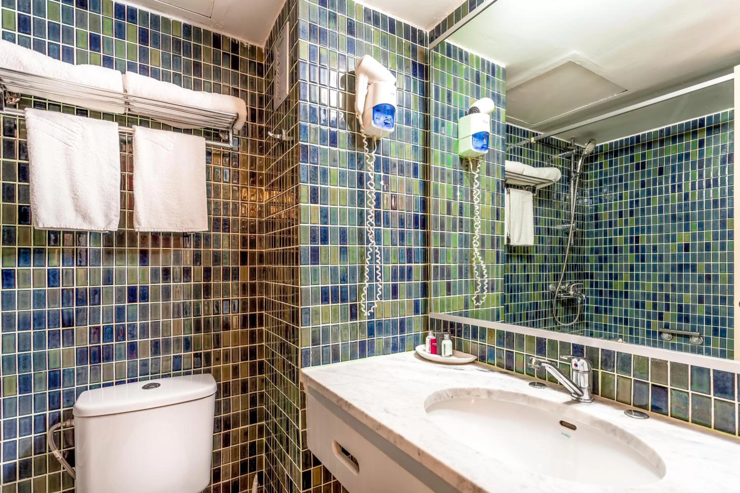 Bathroom in Haifa Bay View Hotel By AFI Hotels