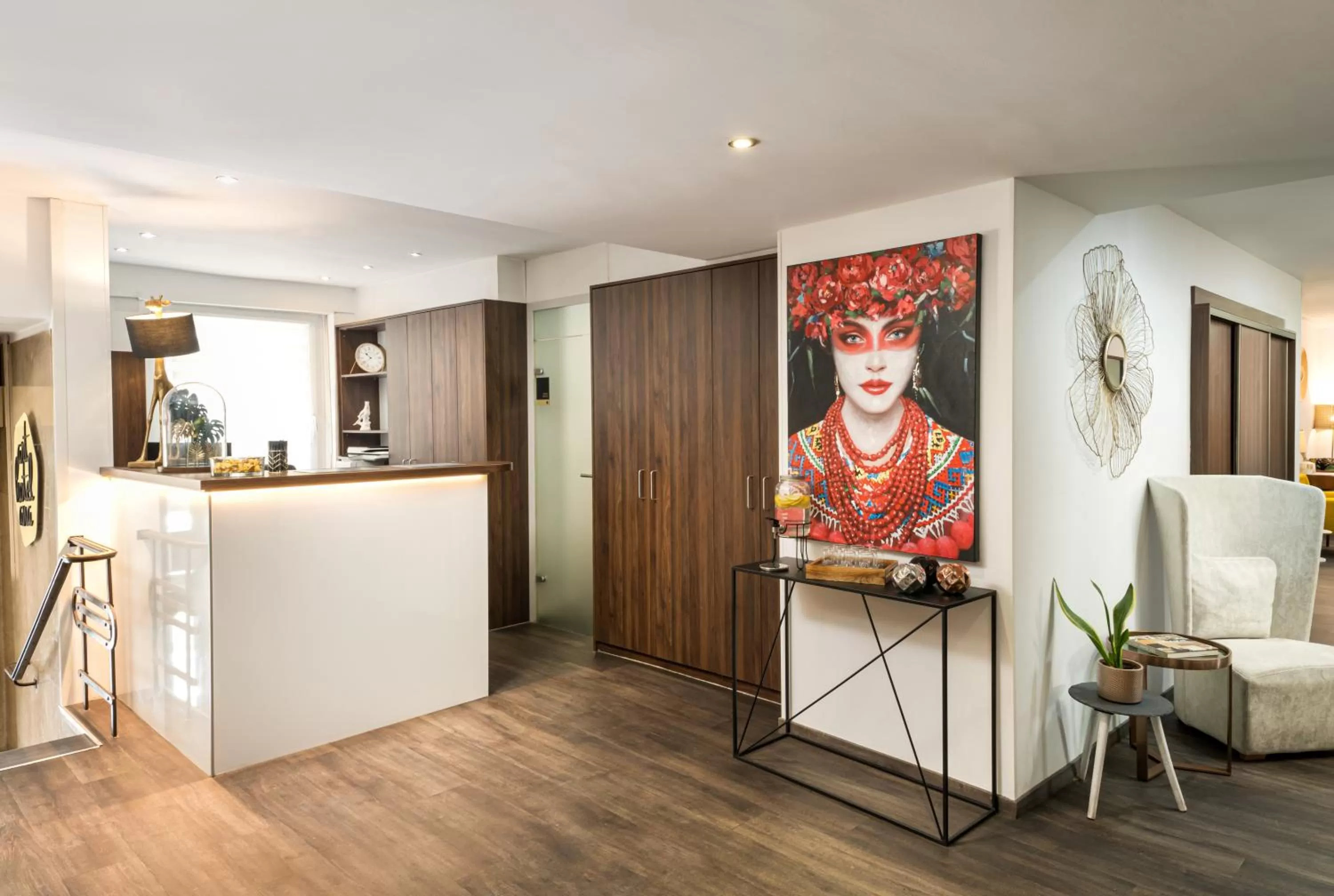 Lobby or reception in ANA Living Karlsruhe by Arthotel ANA