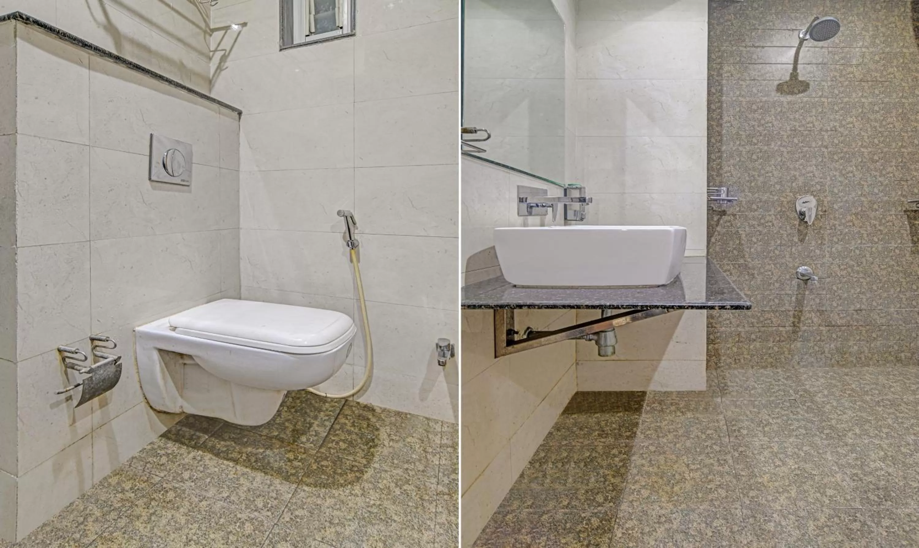 Bathroom in Treebo Trend Johri Regency Malviya Nagar