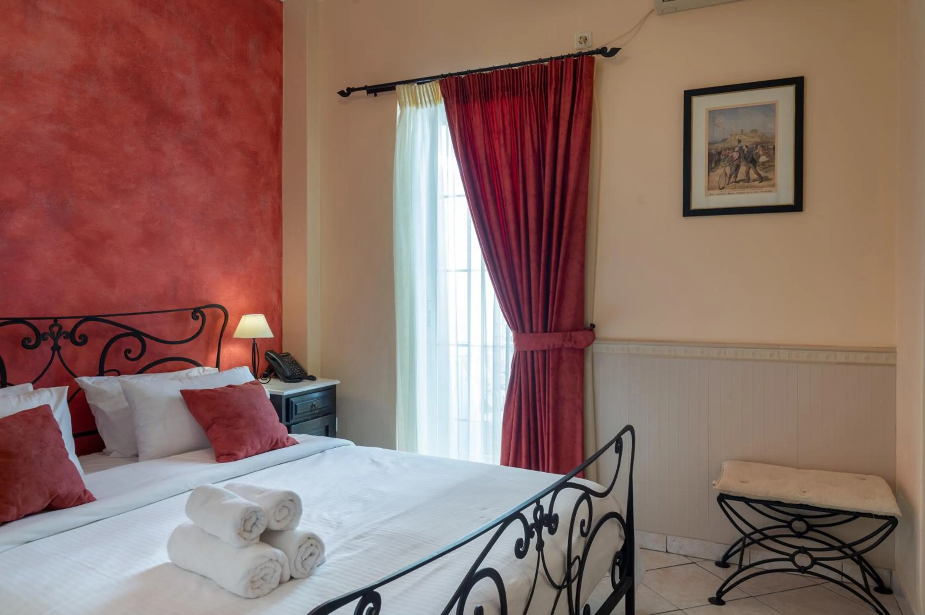 Bedroom, Bed in Marble House