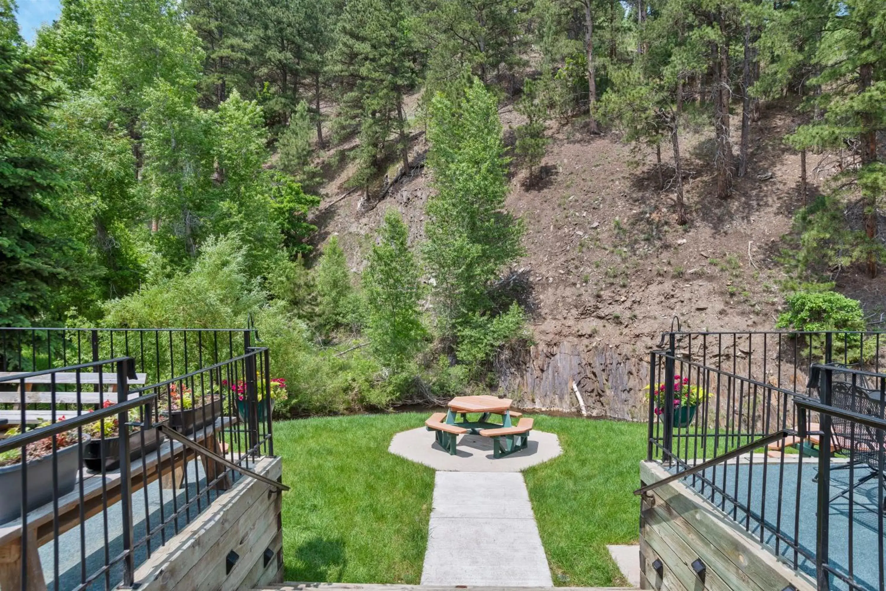 Patio in Deadwood Gulch Resort, Trademark Collection by Wyndham