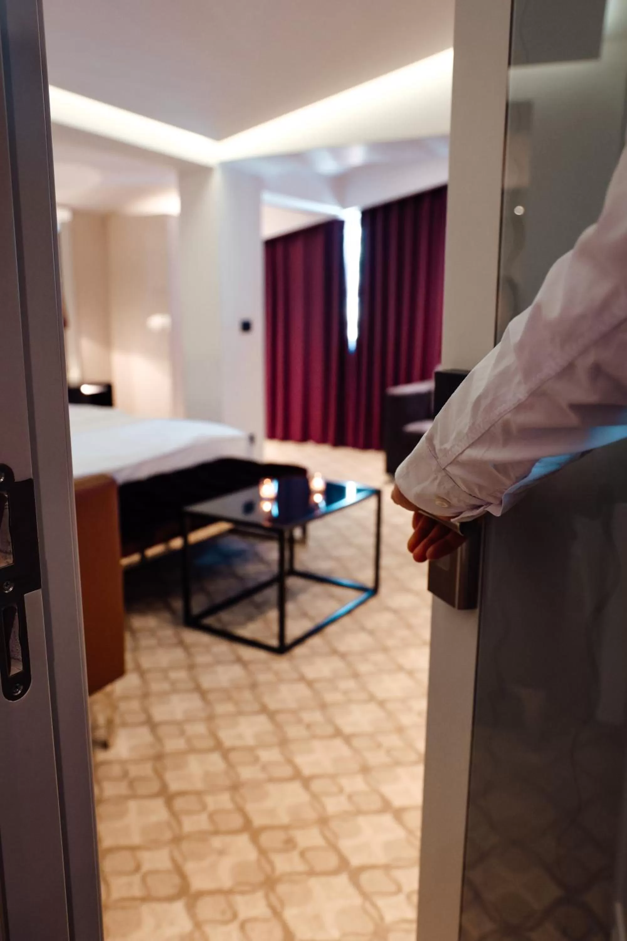 Bed in Senator Hotel