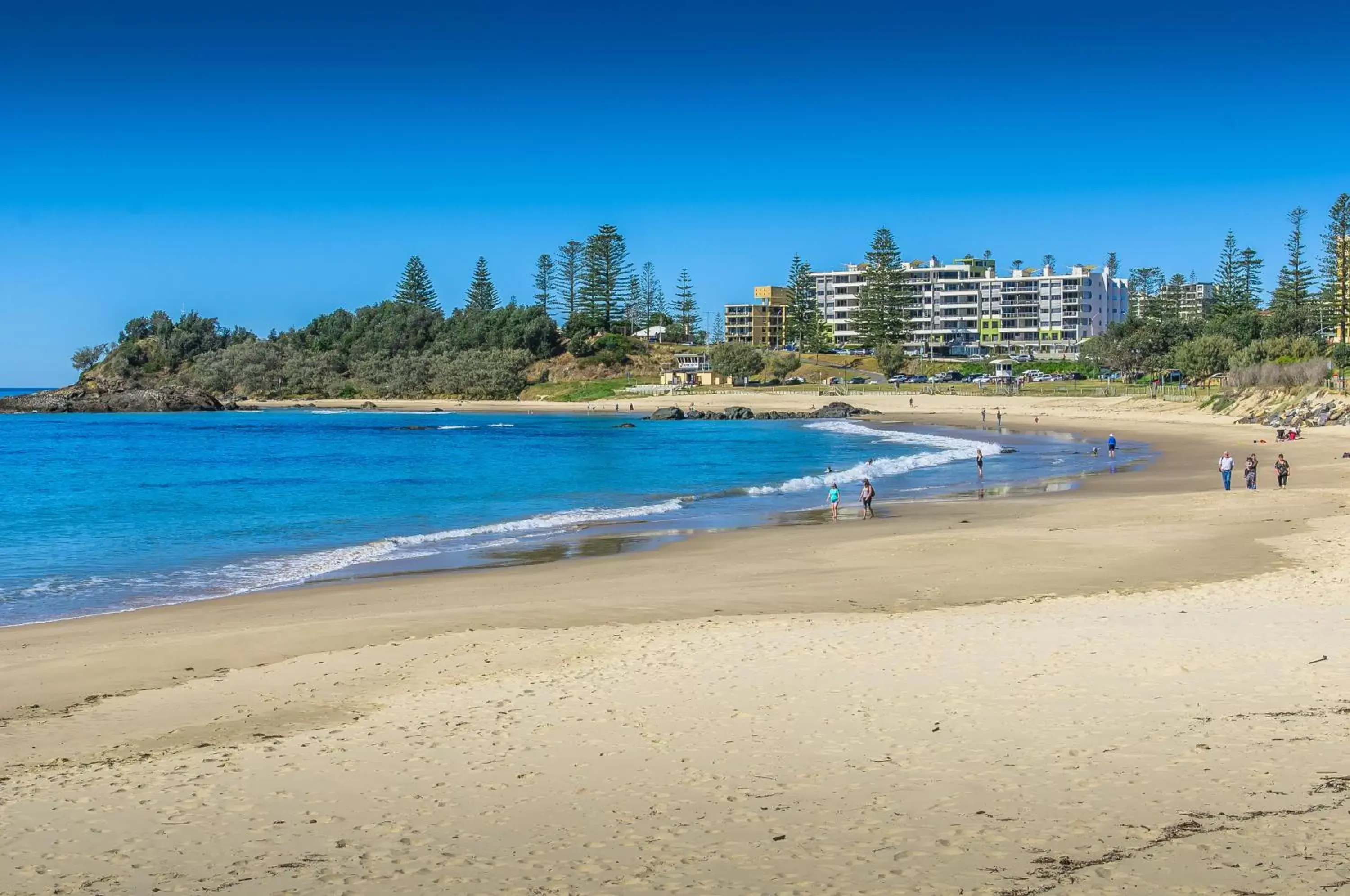 Beach in Sandcastle Apartments