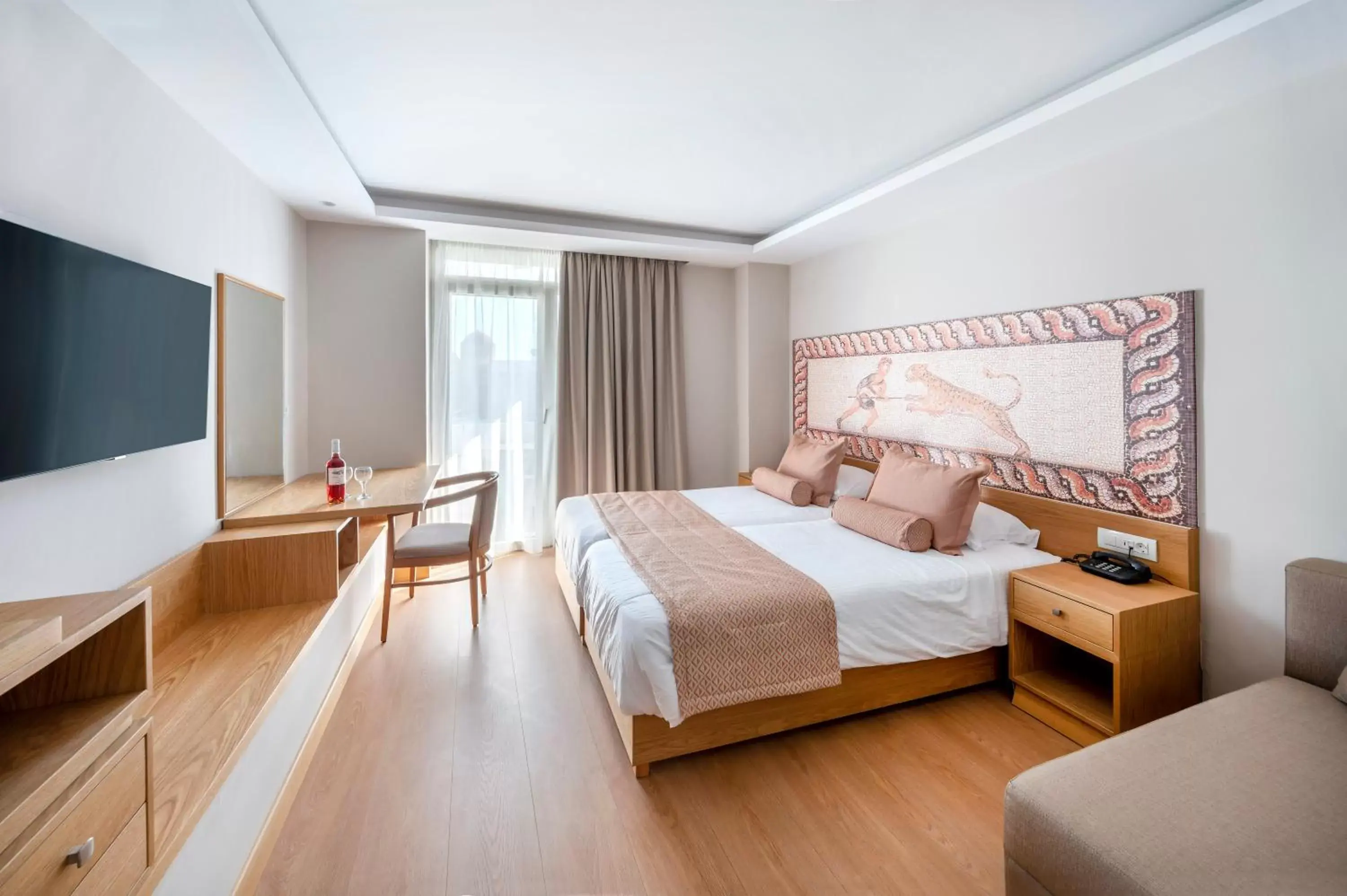 Bed in Maritina Hotel