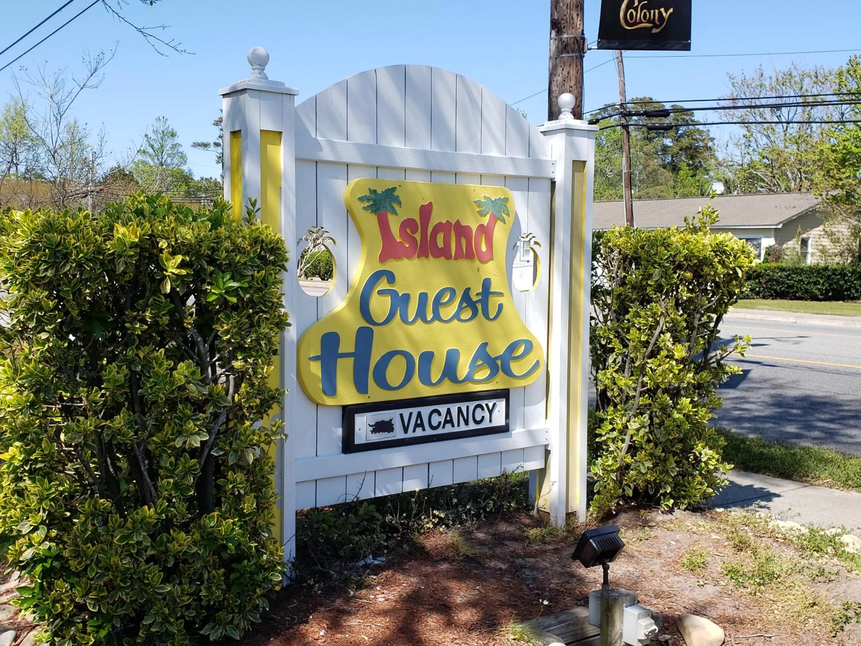 Property logo or sign in Island Guesthouse and Motel OBX