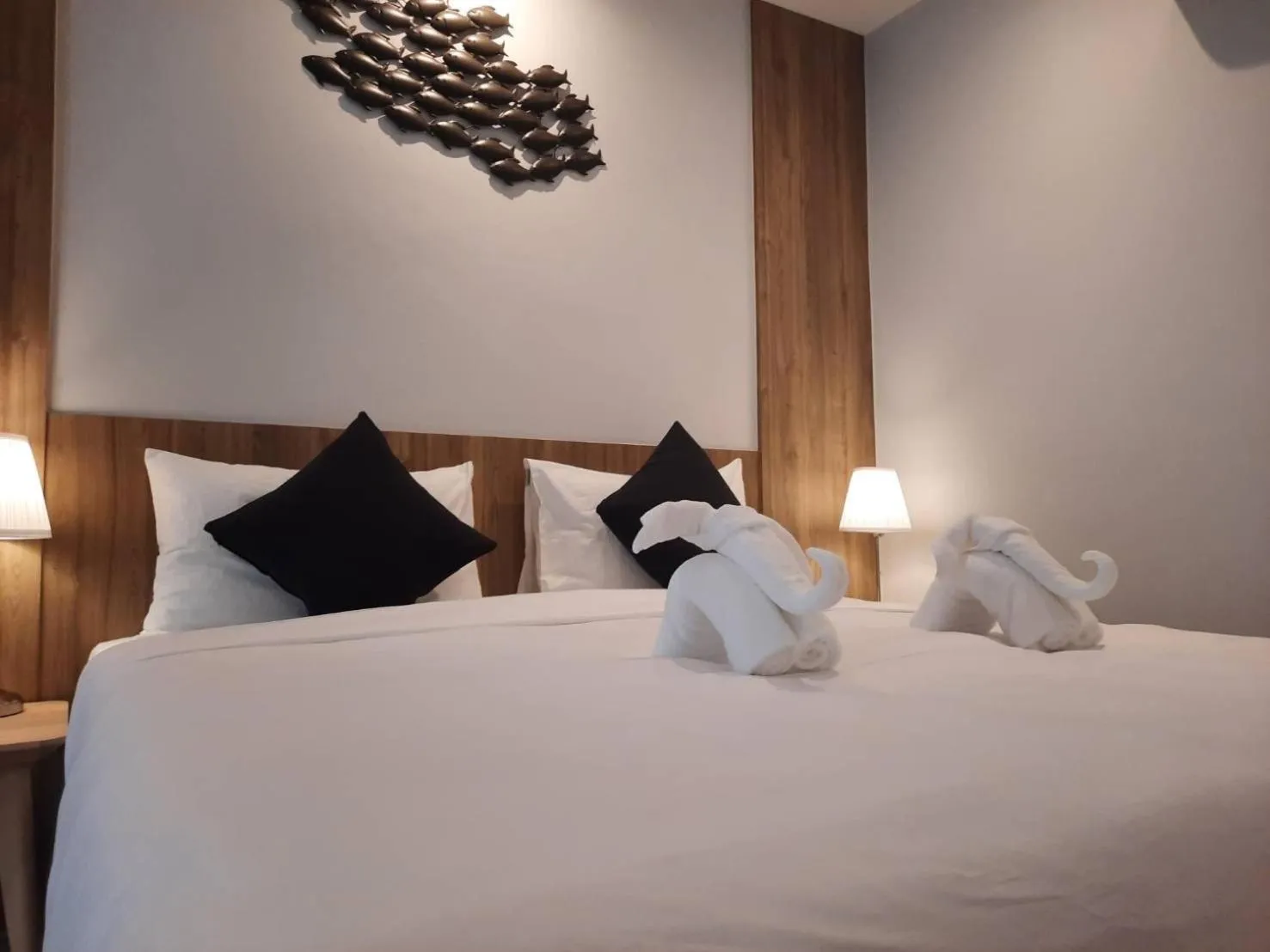 Bed in Evergreen Resort