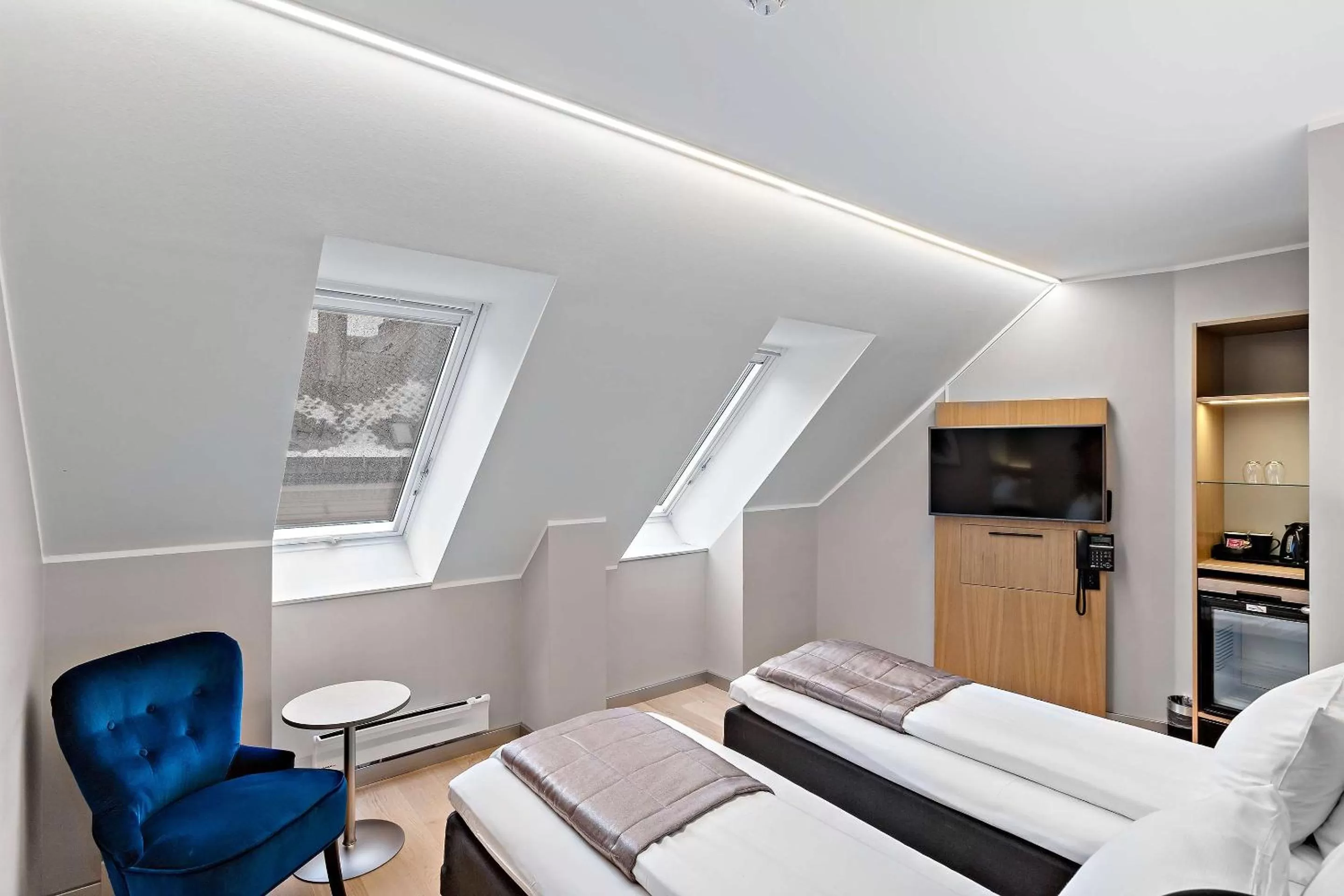 Bedroom, Bed in Bergen Harbour Hotel, WorldHotels Crafted