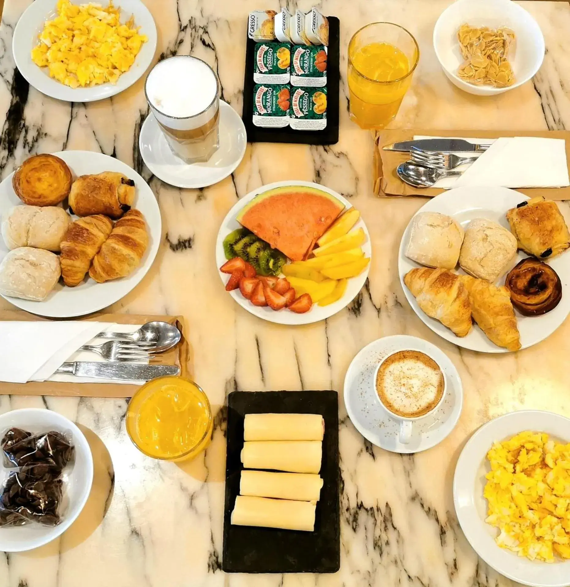 Continental breakfast in 262 Boutique Hotel