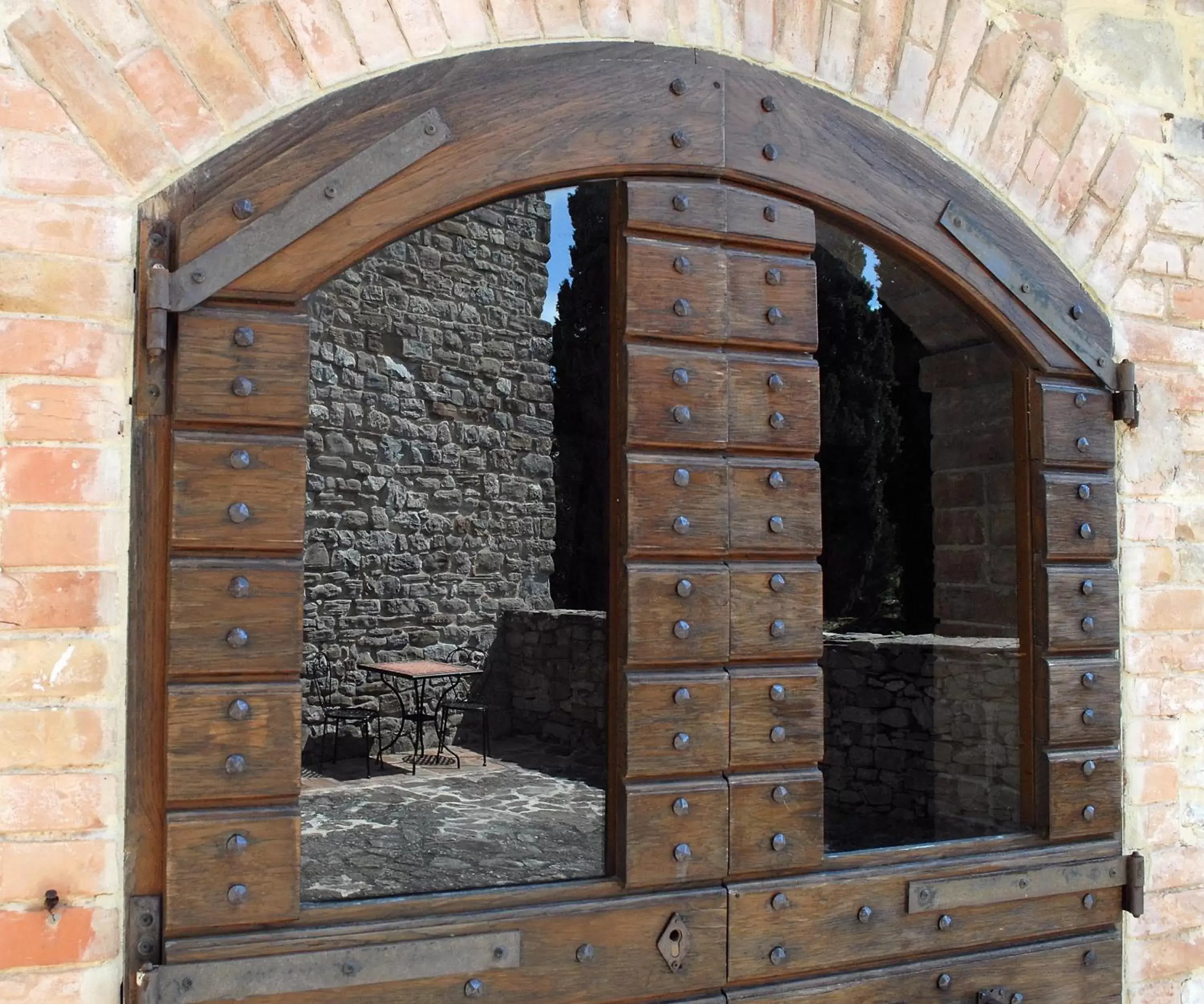 Decorative detail in Castello Di Giomici