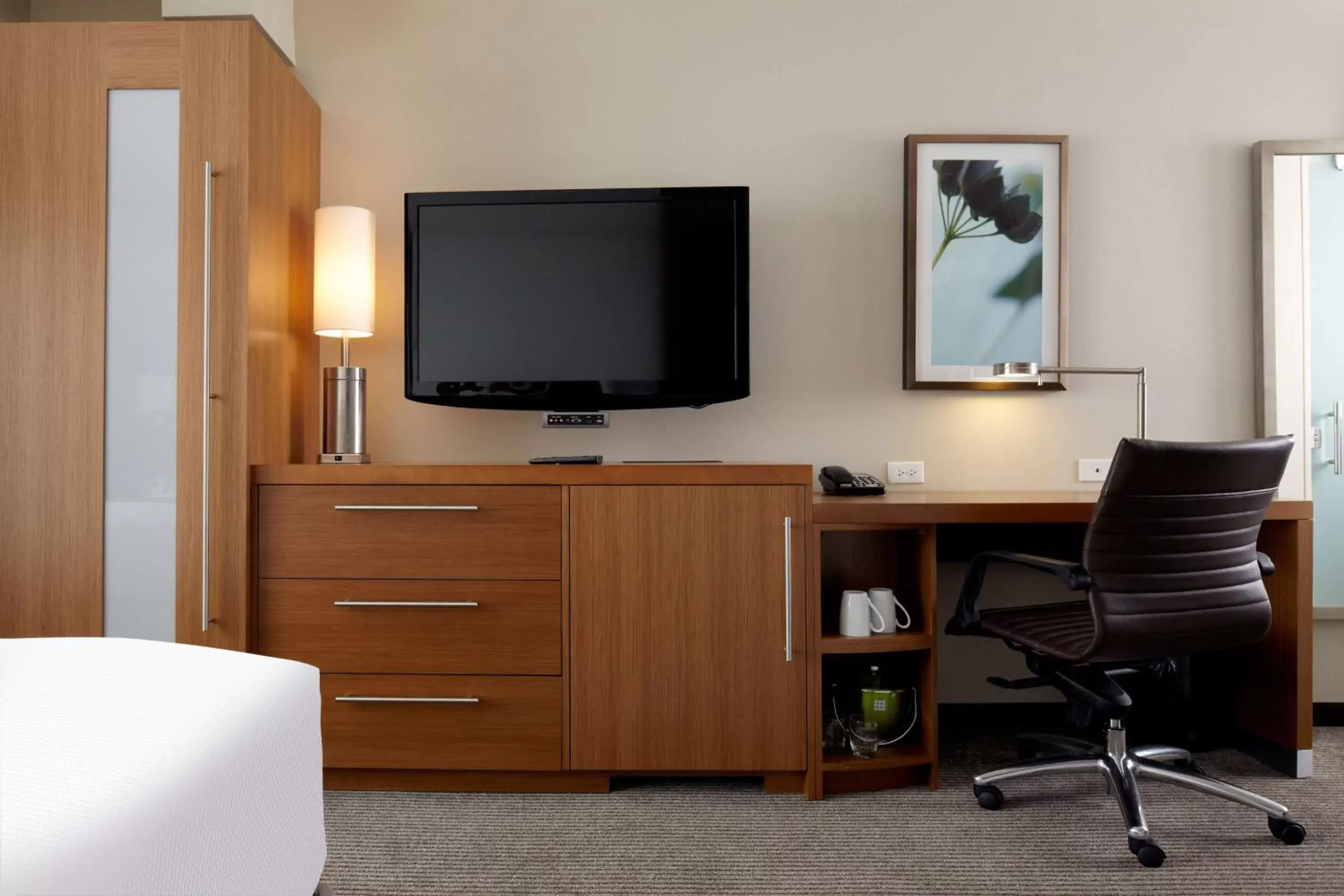 Photo of the whole room, TV/Entertainment Center in Hyatt Place Chicago-South/University Medical Center