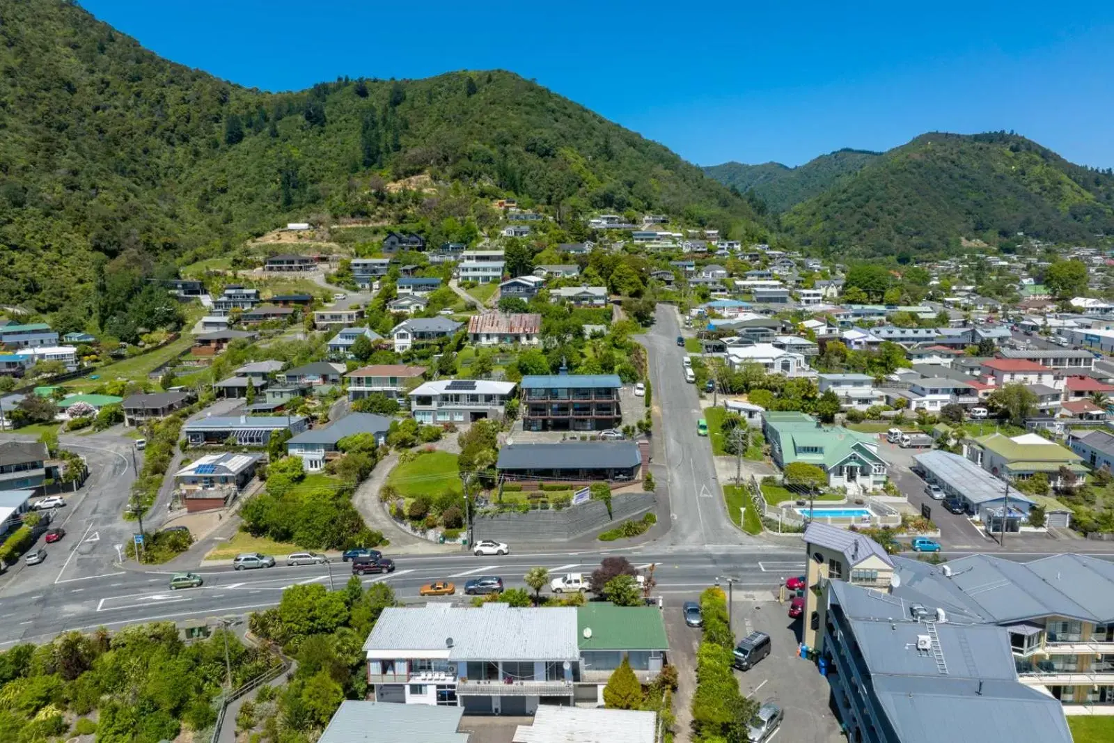 Property building, Bird's-eye View in Harbour View Motel