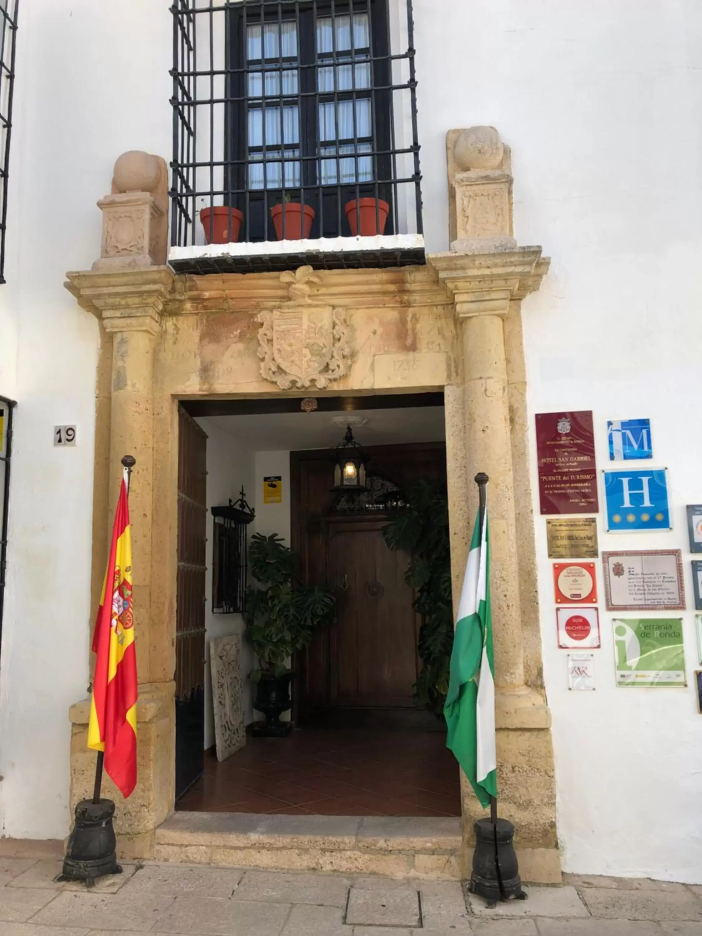 Facade/entrance in Hotel Soho Boutique Palacio San Gabriel