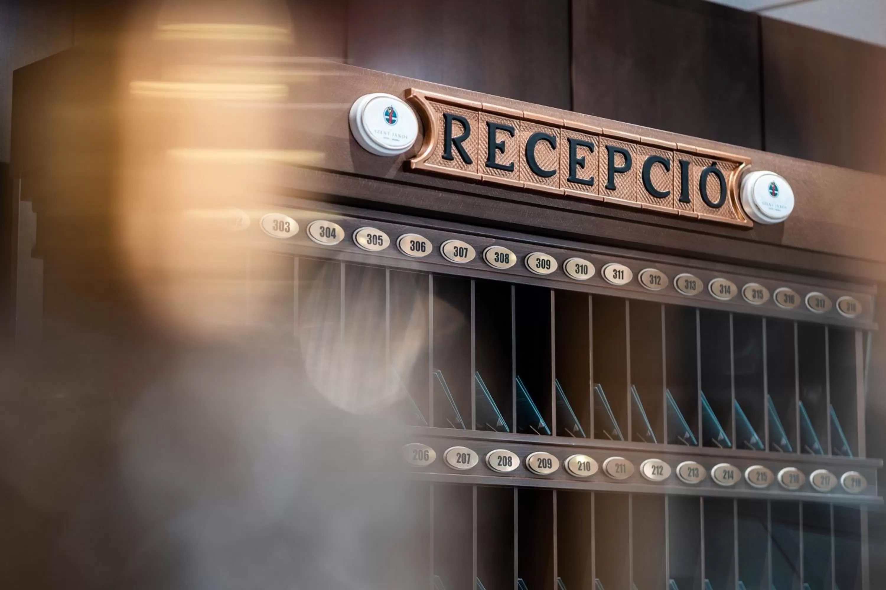 Lobby or reception in Szent János Hotel