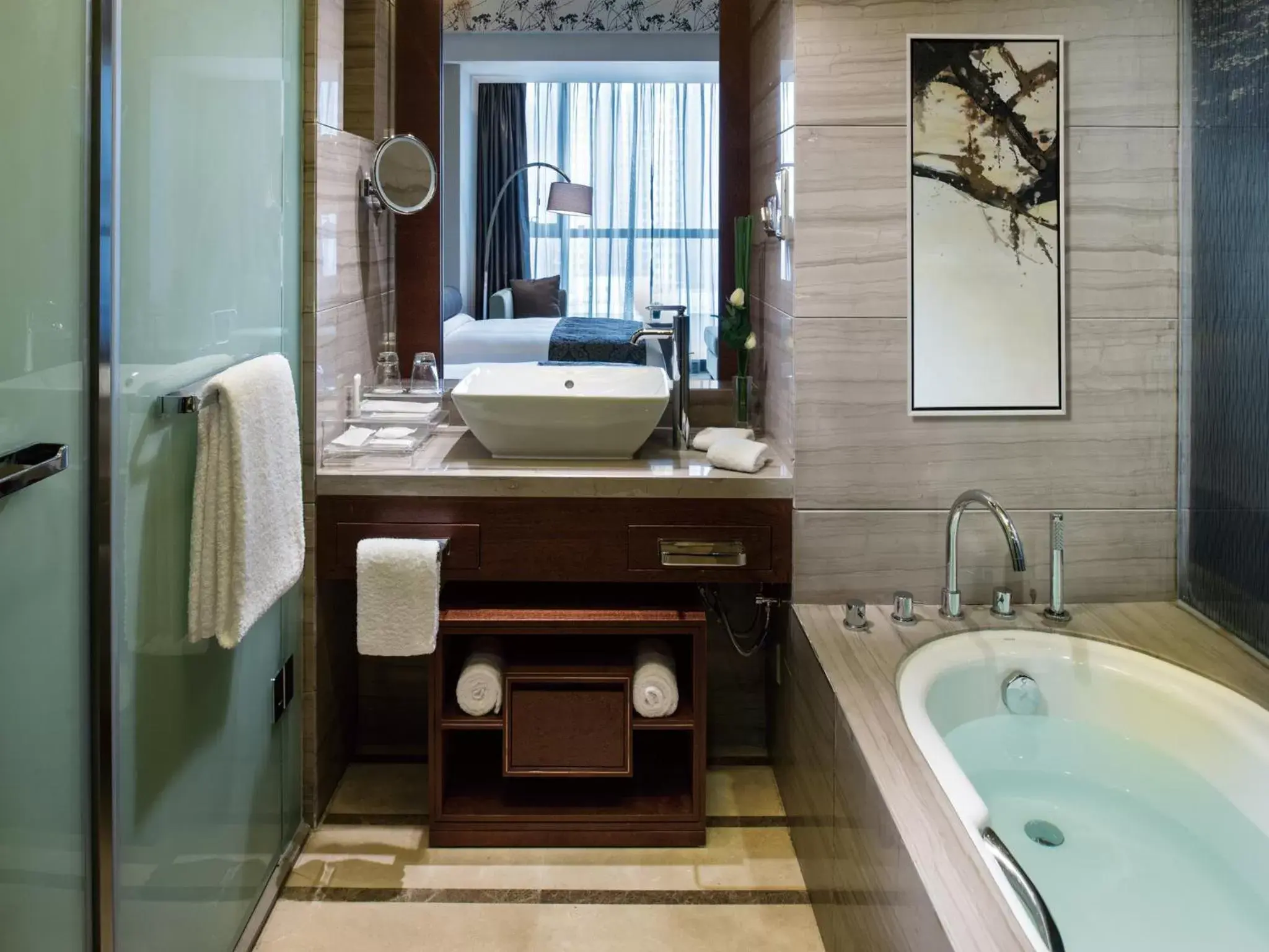 Bathroom in Crowne Plaza Hefei, an IHG Hotel