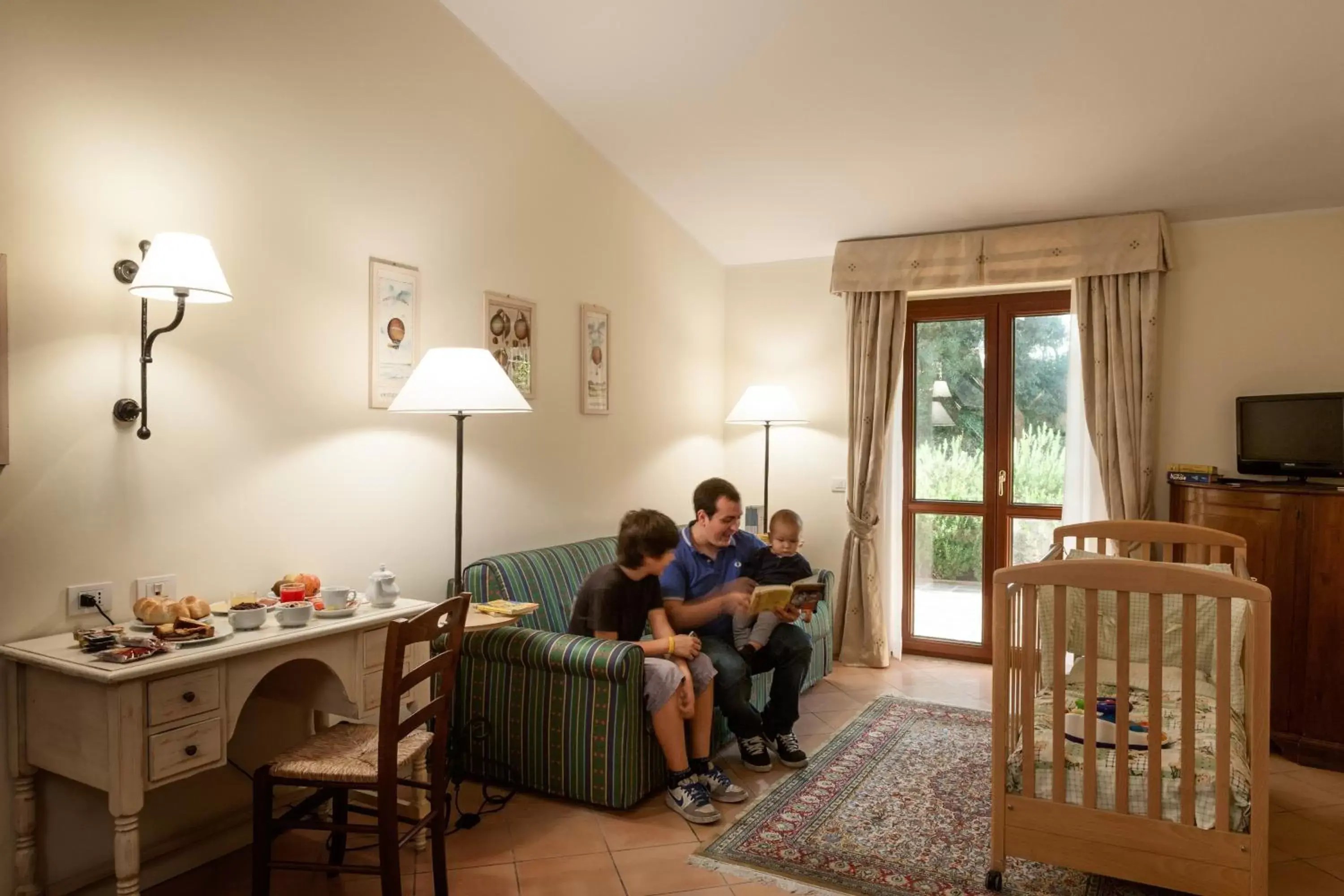 Living room in Hotel Selva Candida