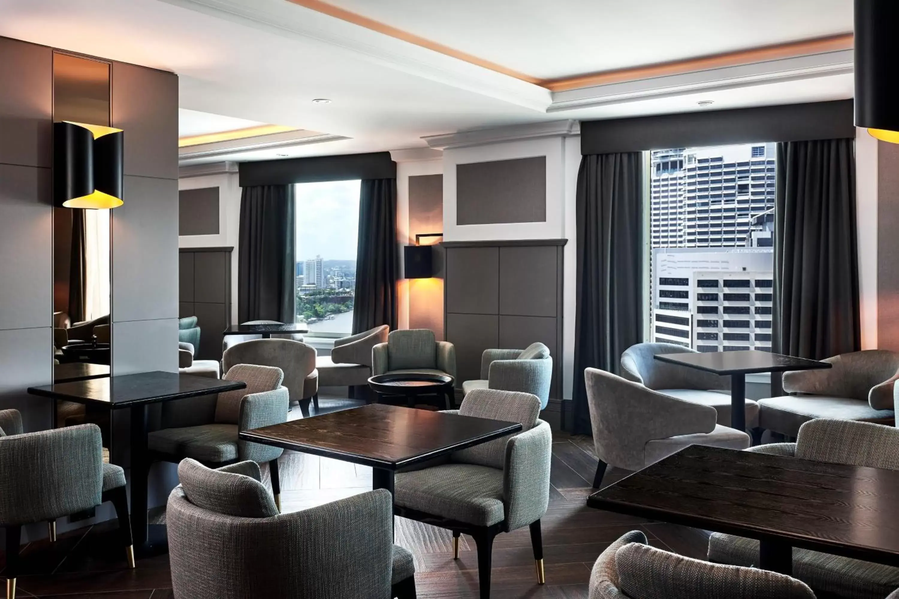 Lounge or bar in Brisbane Marriott Hotel