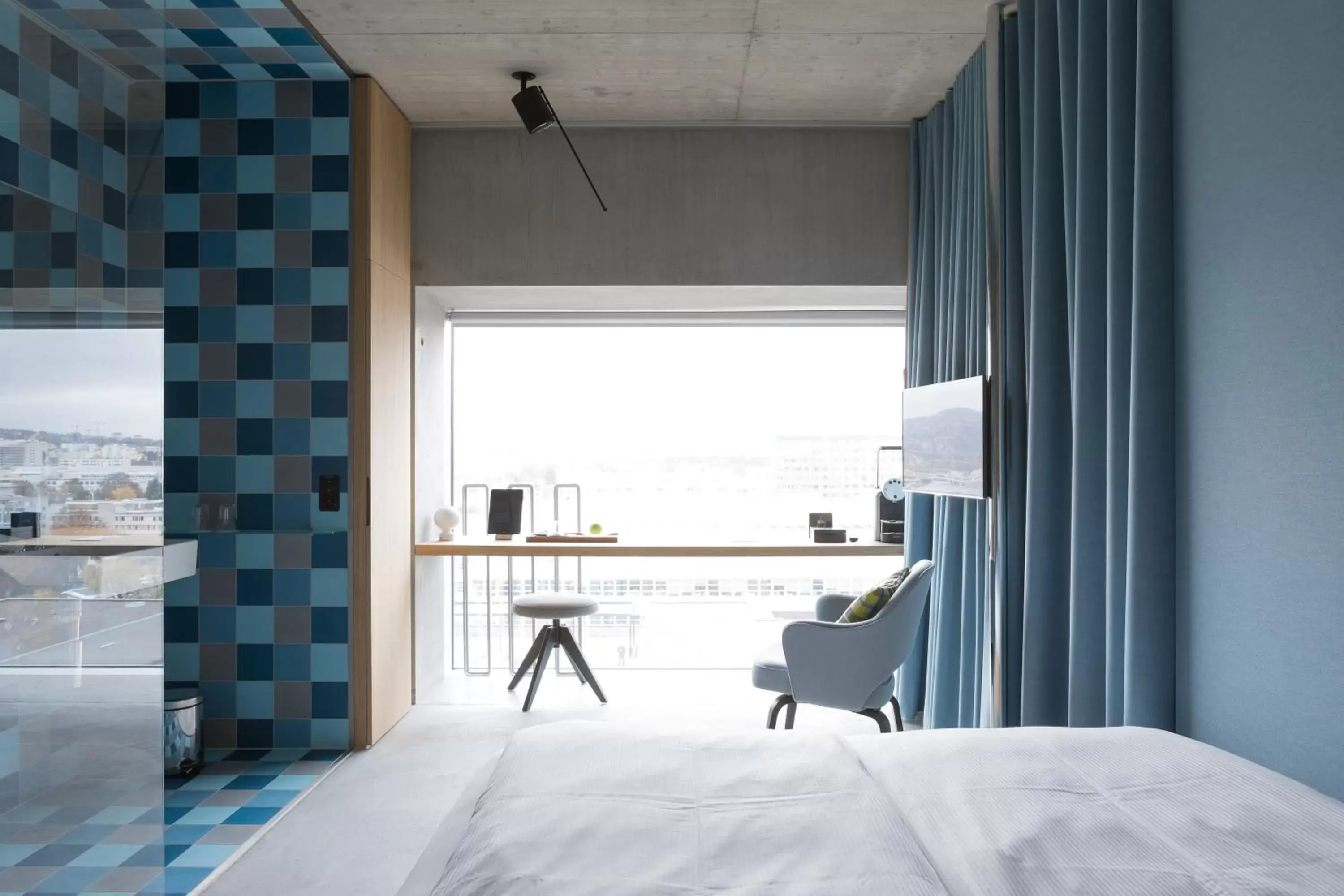 Photo of the whole room, Bed in Placid Hotel Design & Lifestyle Zurich