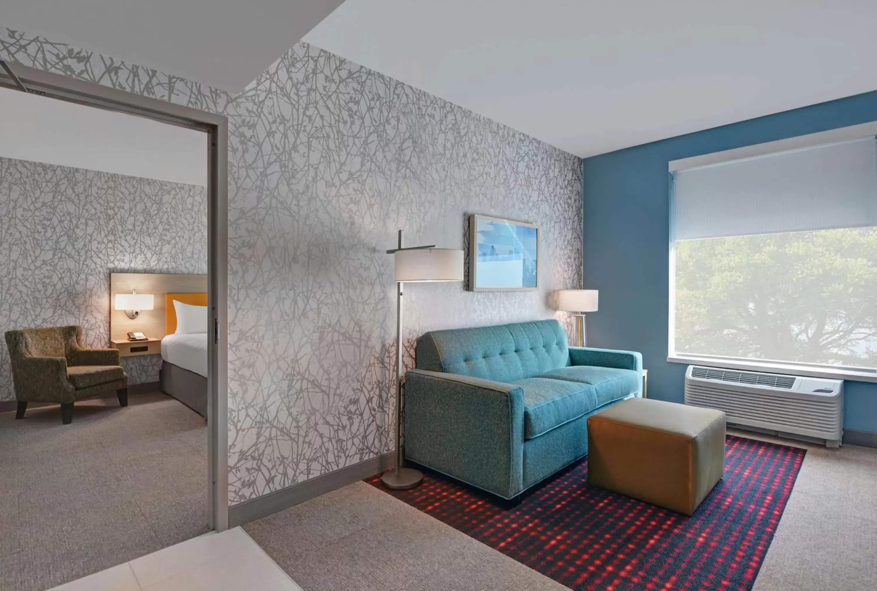 Living room, Bed in Home2 Suites By Hilton Largo, Fl Living room, Bed in Home2 Suites By Hilton Largo, Fl