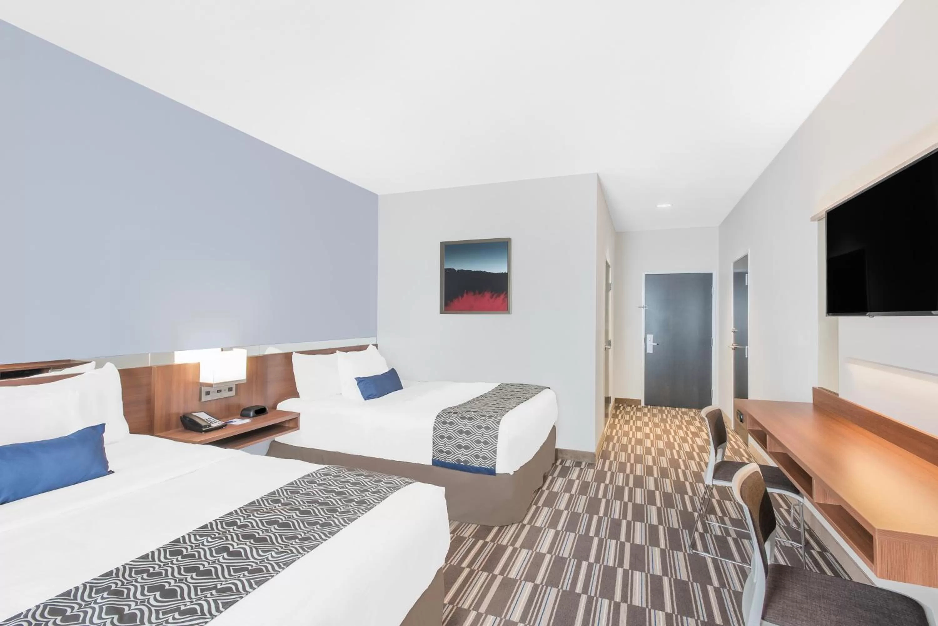 Photo of the whole room, Bed in Microtel Inn & Suites by Wyndham Binghamton