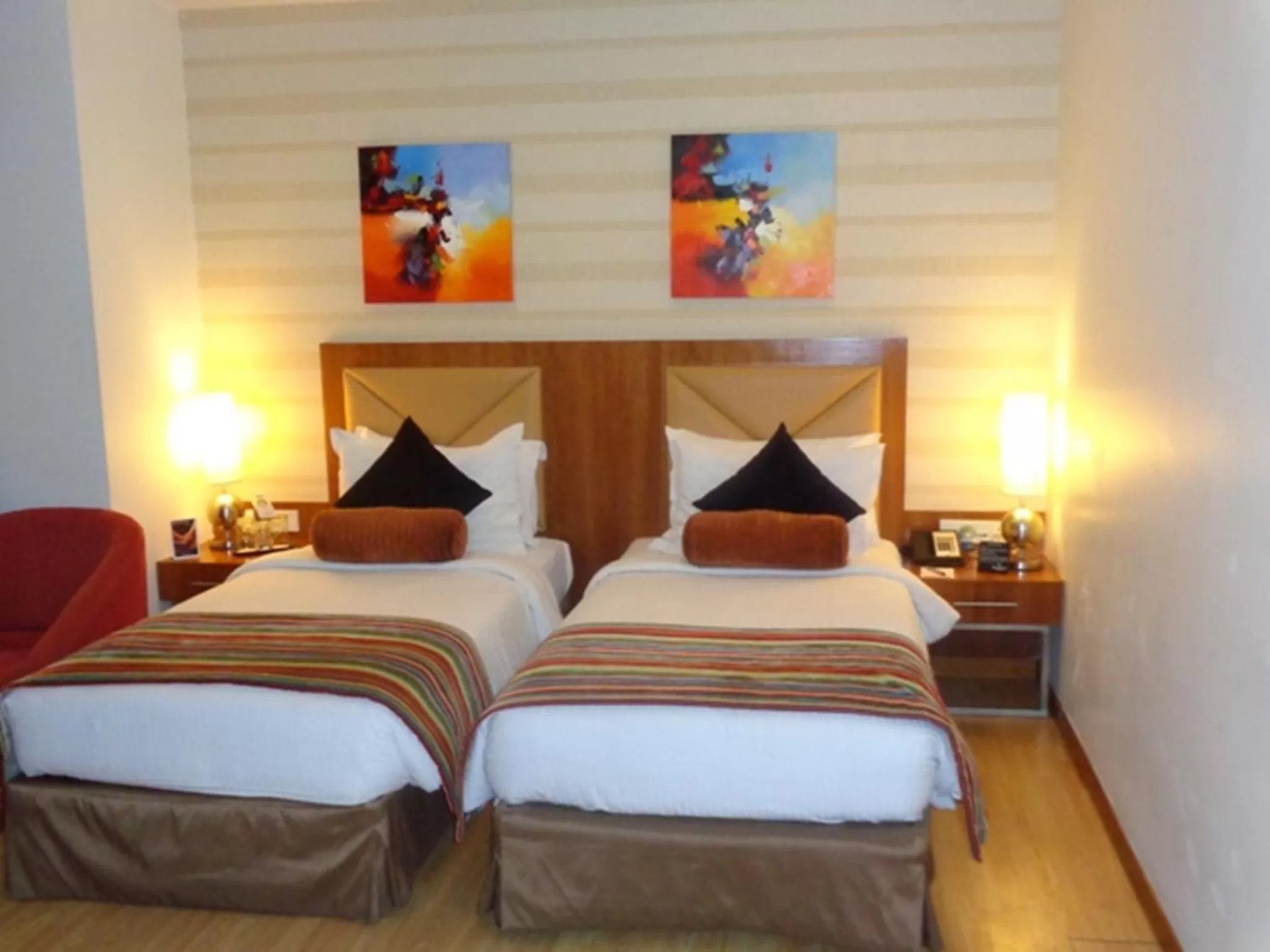 Photo of the whole room, Bed in Ramada Ahmedabad