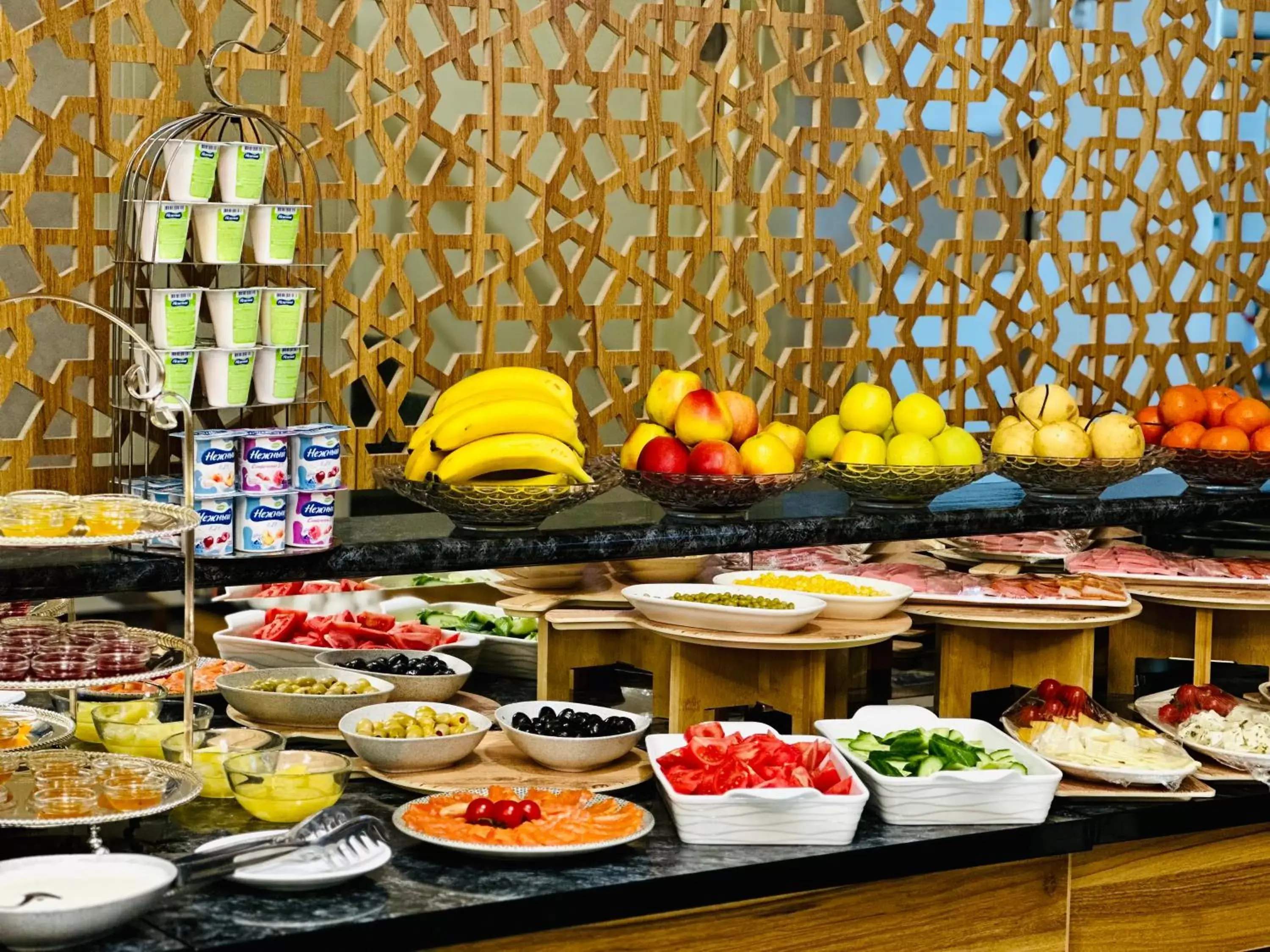 Breakfast in Garnet Hotel Tashkent Breakfast in Garnet Hotel Tashkent