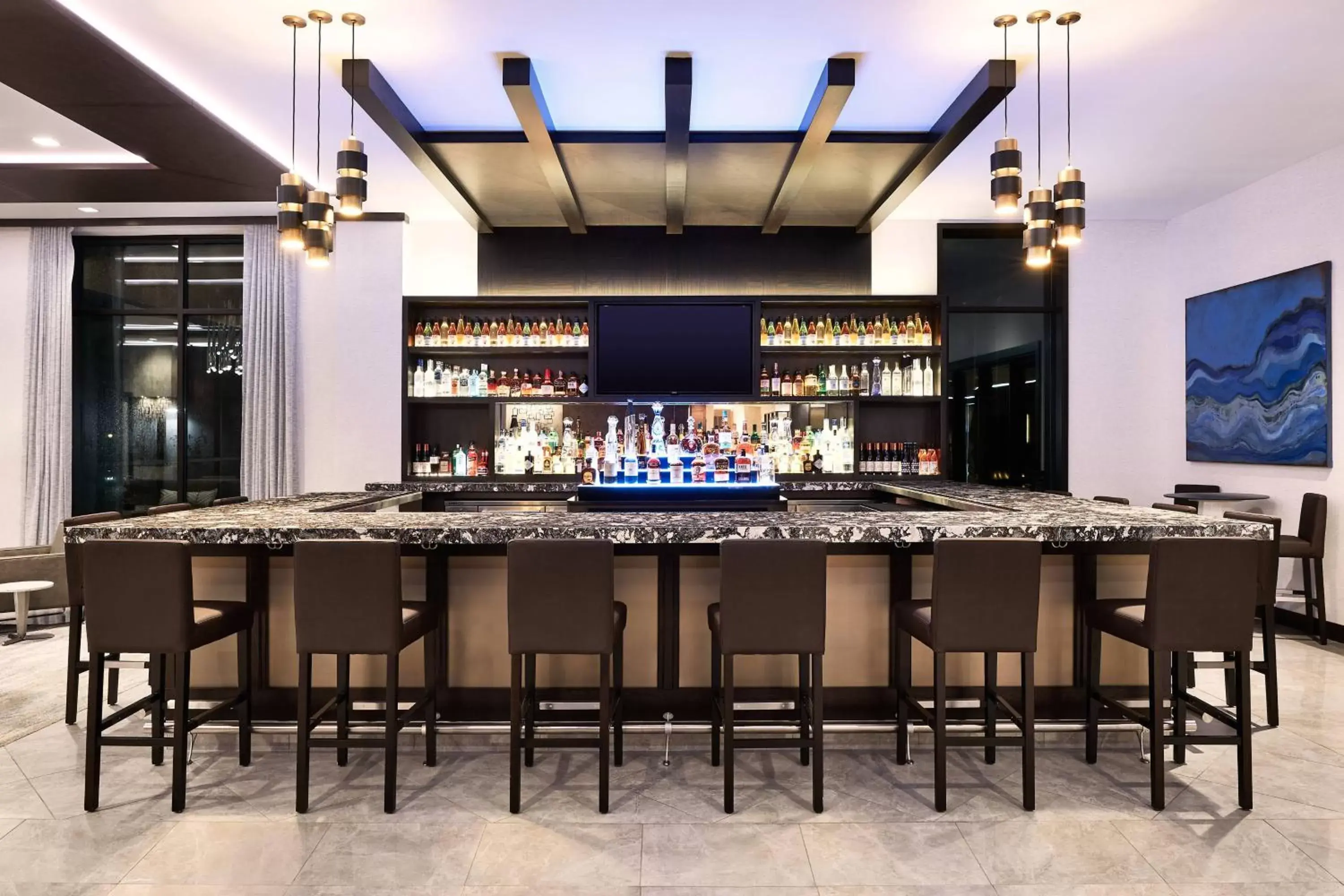 Lounge or bar, Lounge/Bar in AC Hotel by Marriott Bridgewater