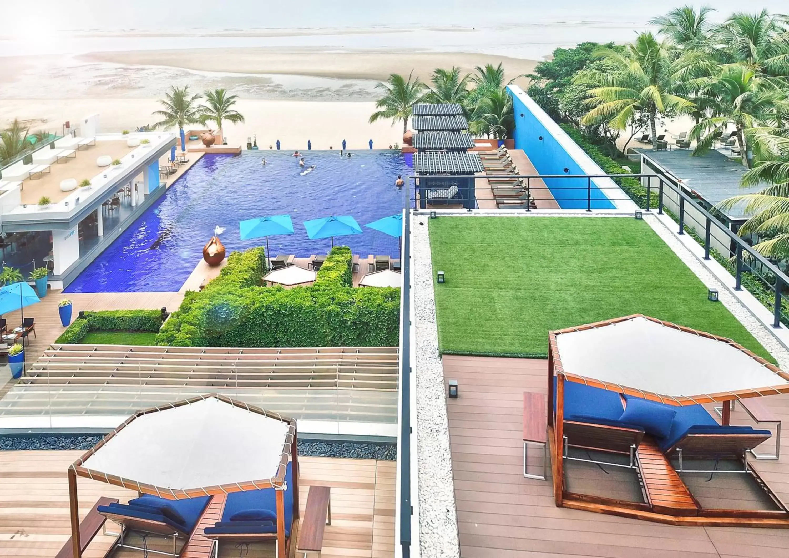 Pool view in Ace of Hua Hin Resort - SHA PLUS Pool view in Ace of Hua Hin Resort - SHA PLUS