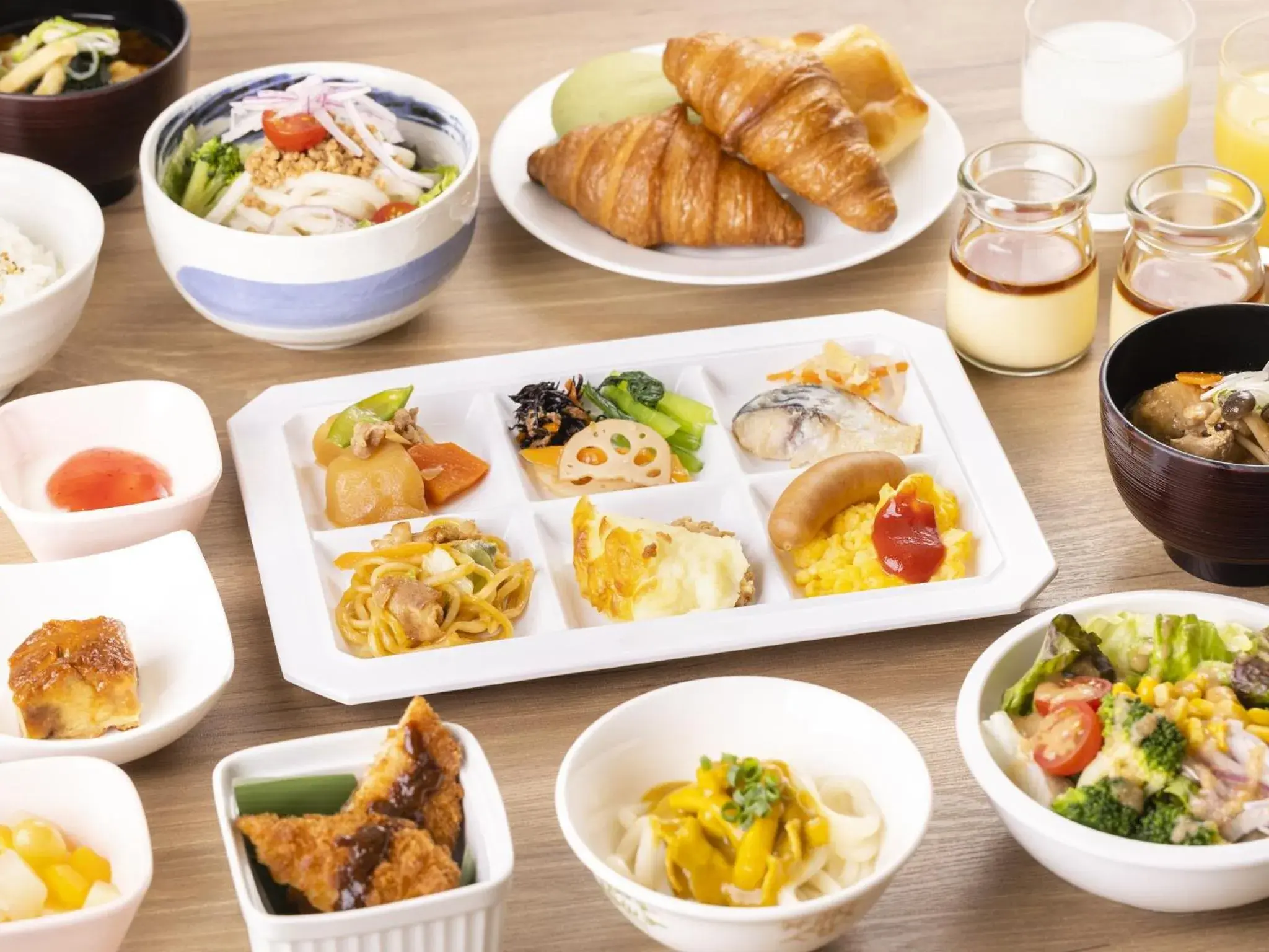 Breakfast, Food in Hotel Wing International Nagoya